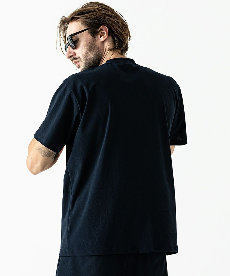 コラボ【ACANTHUS × muta MARINE】メッシュポケット Tシャツ ACANTHUS - ACANTHUS × muta MARINE / muta Mesh Soccer Top