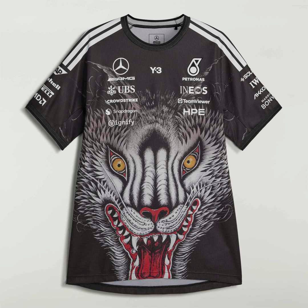 ハーフ スリーブ ティー /  Y-3 MERCEDES - AMG PETRONAS FORMULA 1 TEAM DRIVER SHORT SLEEVE JERSEY / BLACK [KT2226-APPS26]