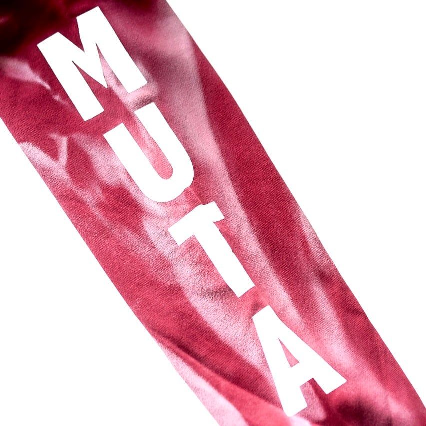 【LIMITED】ACANTHUS x muta MARINE / アカンサス×ムータマリン / ハンドダイプルオーバーパーカー / バーガンディー / muta Hand Dye Hooded Sweatshirt / BURGUNDY【MA2253】