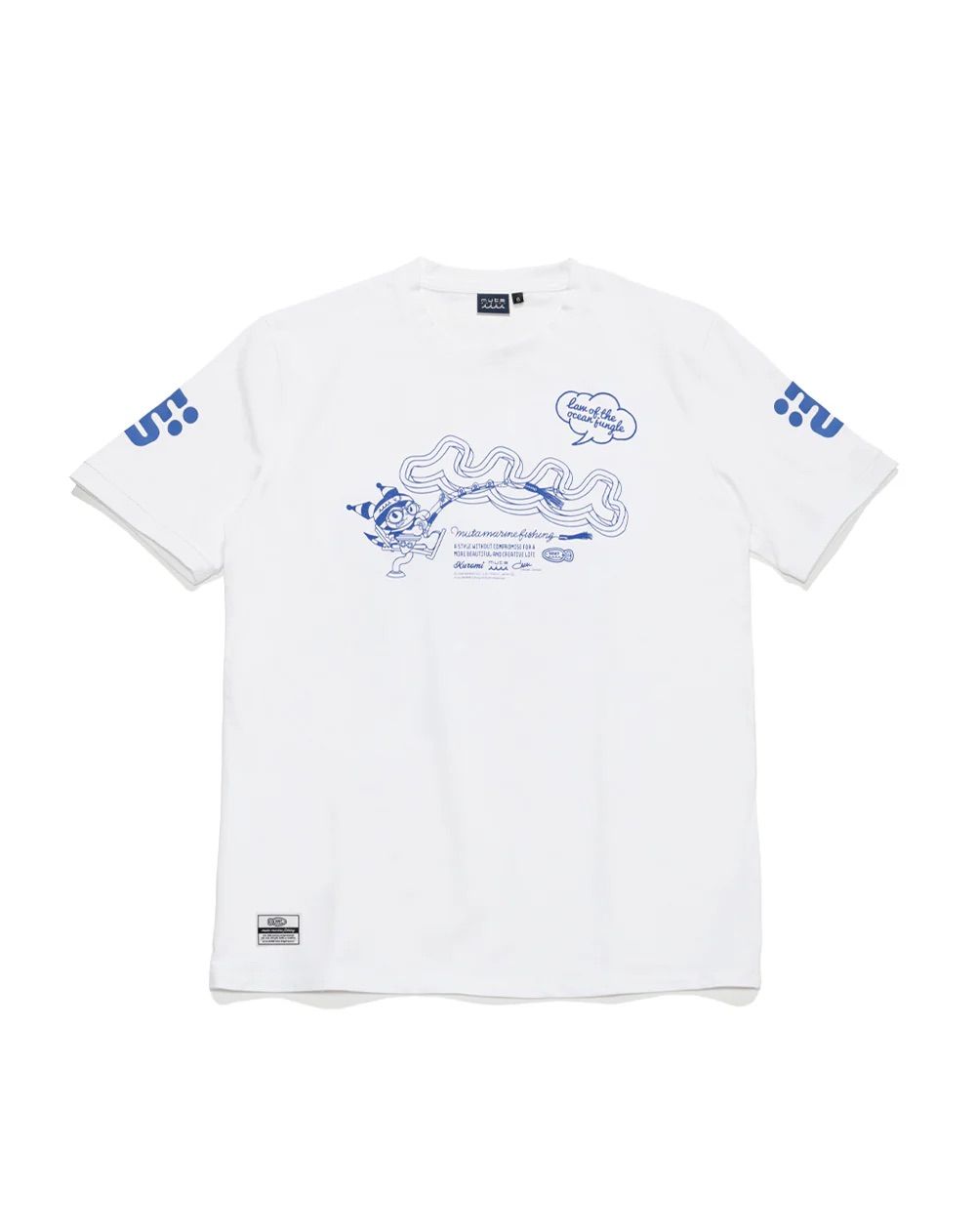Kuromi × muta MARINE Fishing ストレッチTシャツ / ホワイト [MFMP-434778]