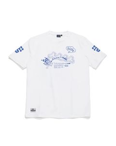 Kuromi × muta MARINE Fishing ストレッチTシャツ / ホワイト [MFMP-434778]