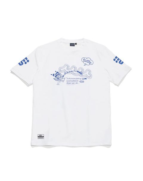Kuromi × muta MARINE Fishing ストレッチTシャツ / ホワイト [MFMP-434778]