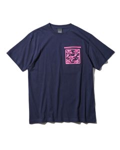ACANTHUS x muta MARINE / muta Paradise Trimming Pocket Tee / NAVY