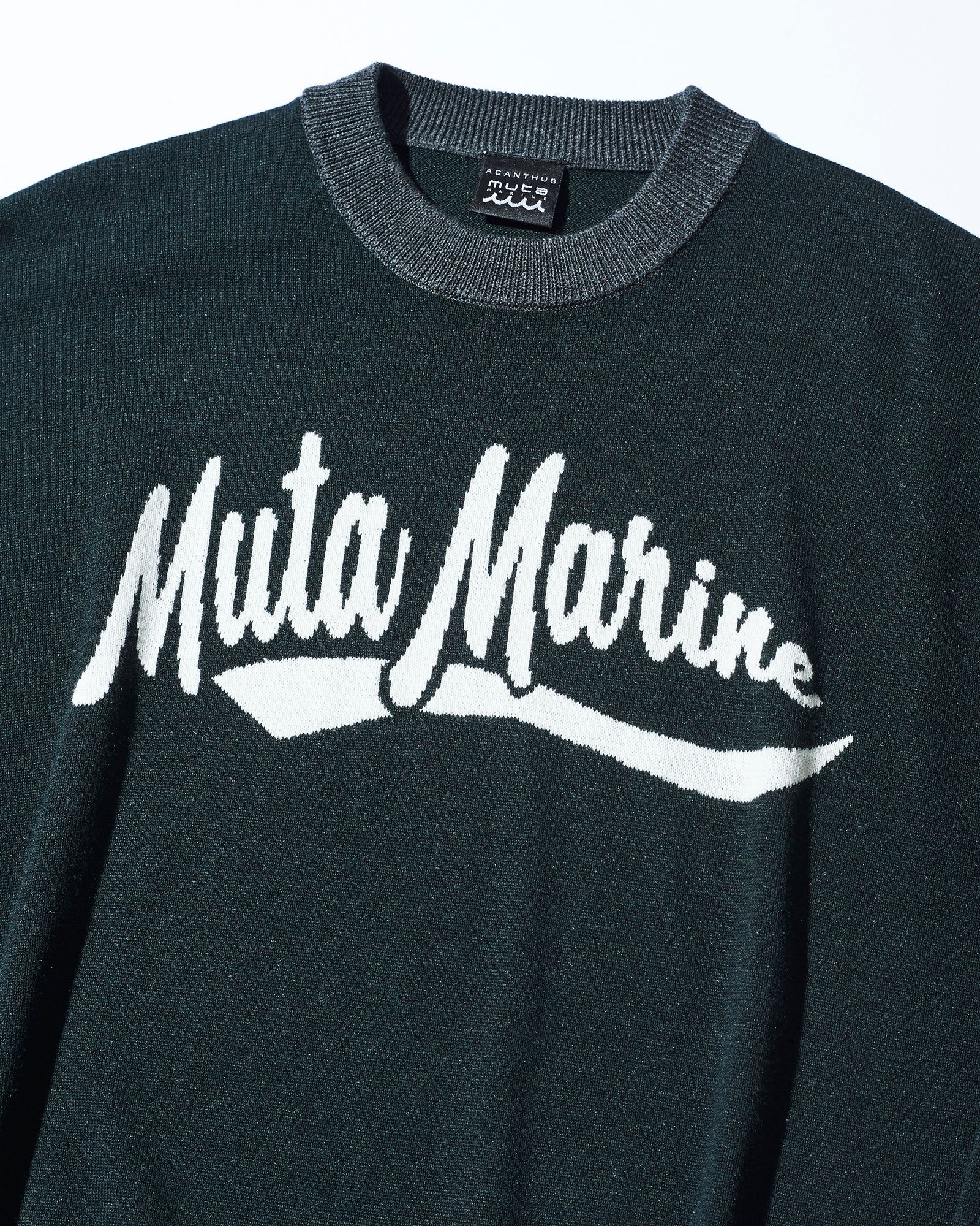 ACANTHUS - ACANTHUS x muta MARINE / muta Logo Sweater / BLACK | femt