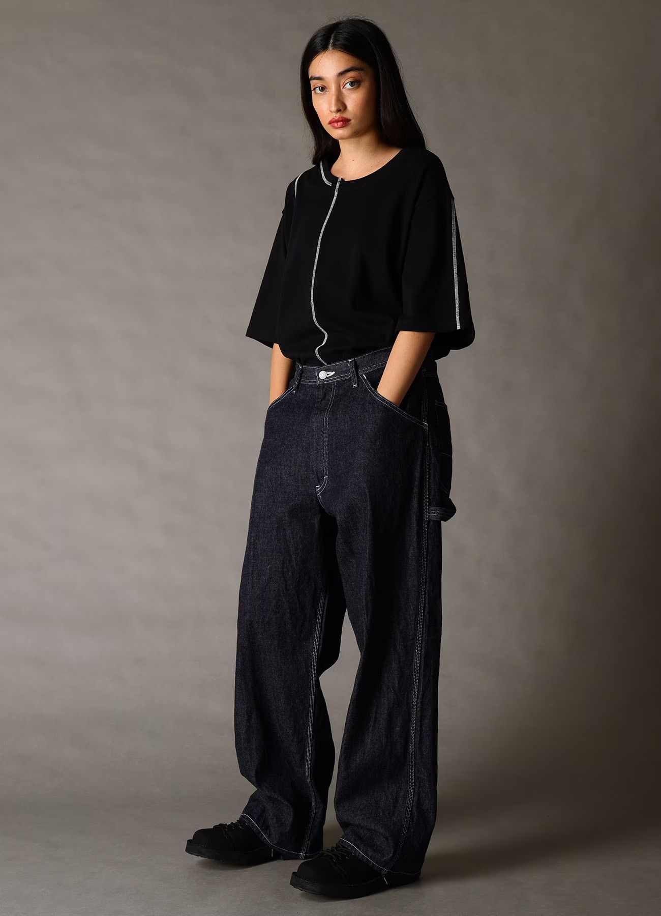 Ground Y×EDWIN 11oz INDIGO DENIM PAINTER PANTS  / デニムペインターパンツ / INDIGO [GX-P03-006-1]