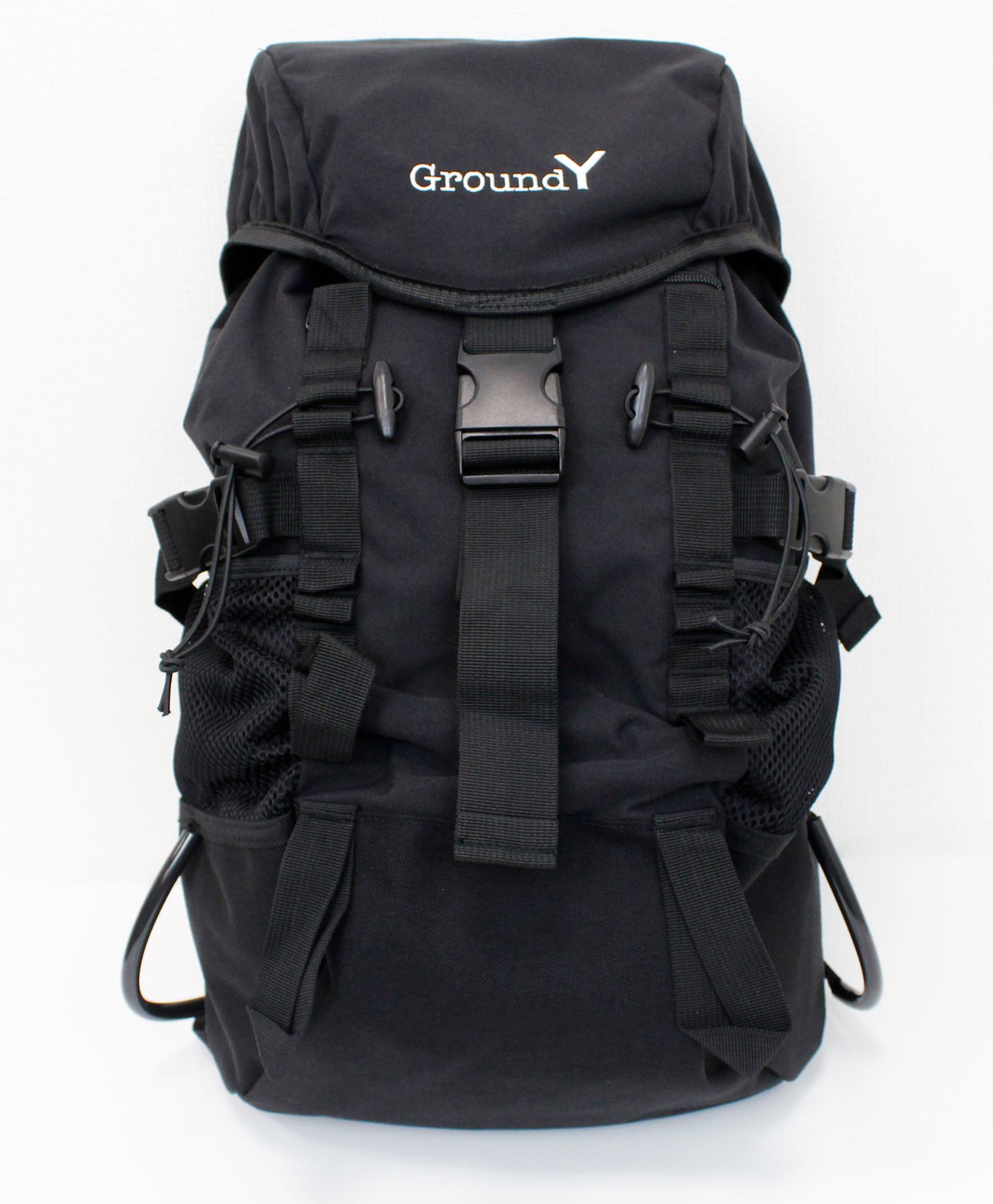 Ground Y - NY CLOTH BACK PACK ブラック [GJ-I05-952-1] | femt