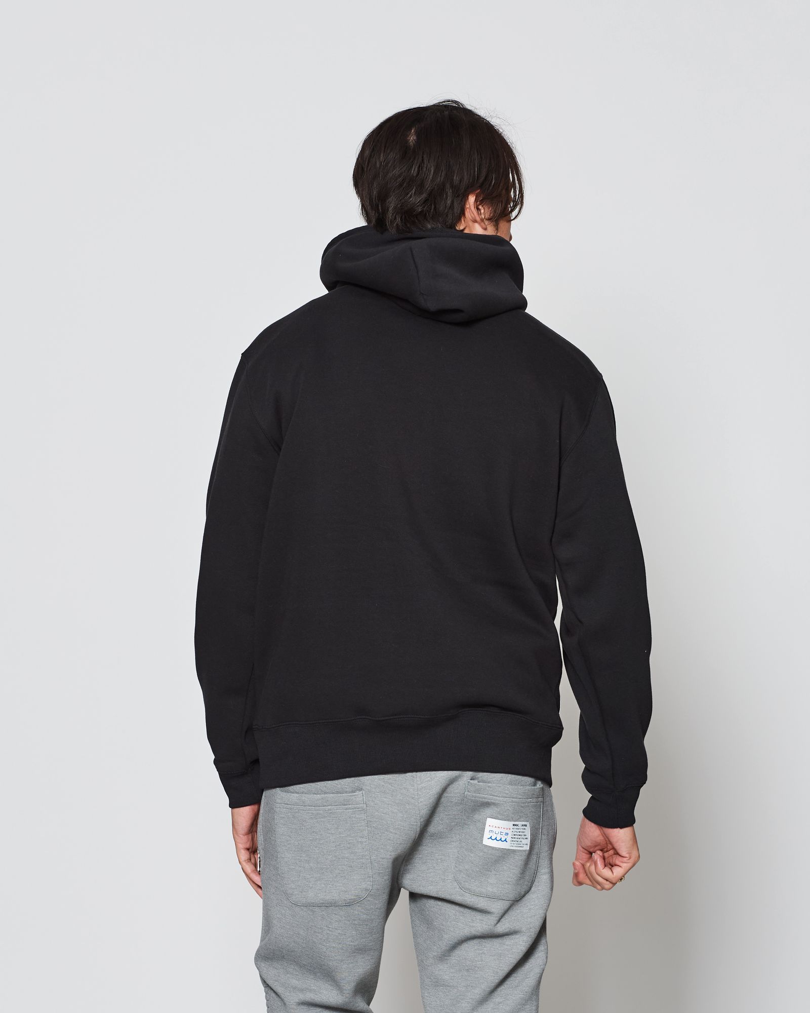 ACANTHUS × muta MARINE / muta MA Logo Hooded Sweatshirts / パーカー / BLACK 【MA2537】