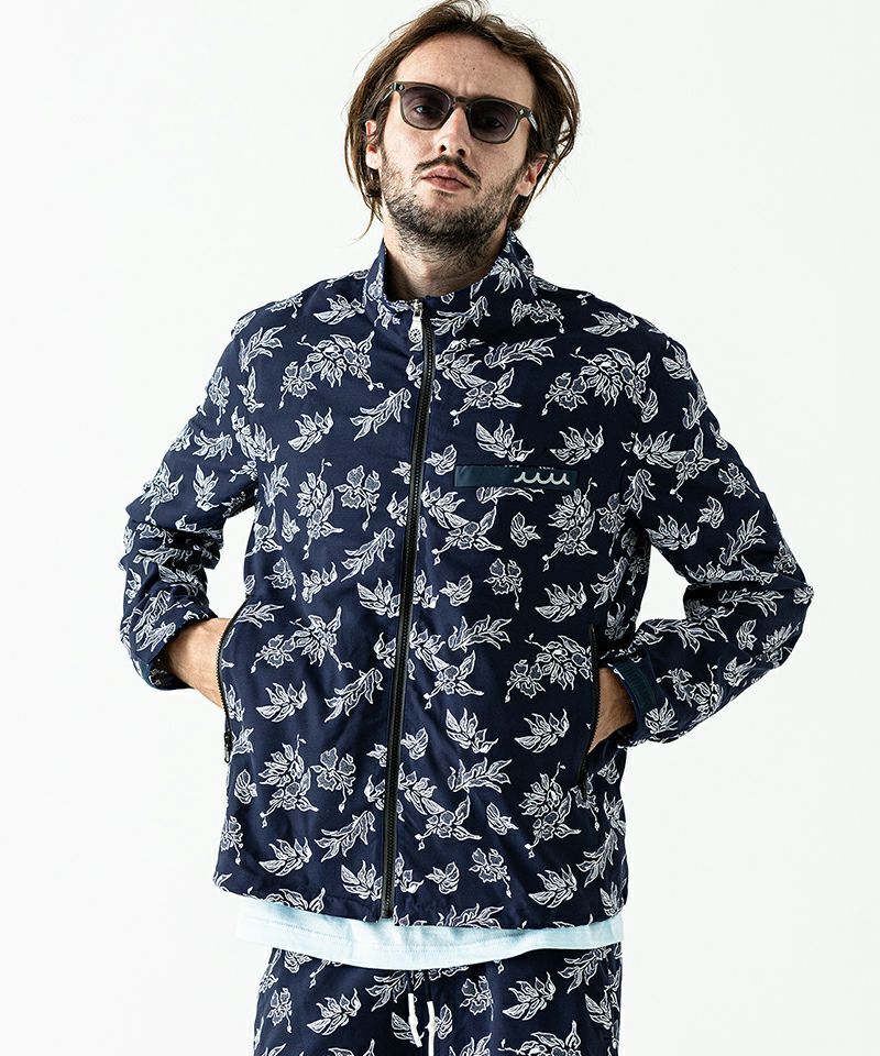 ACANTHUS x muta MARINE / Light Dry Stretch Jacket / ジャケット / NAVY BOTANICAL