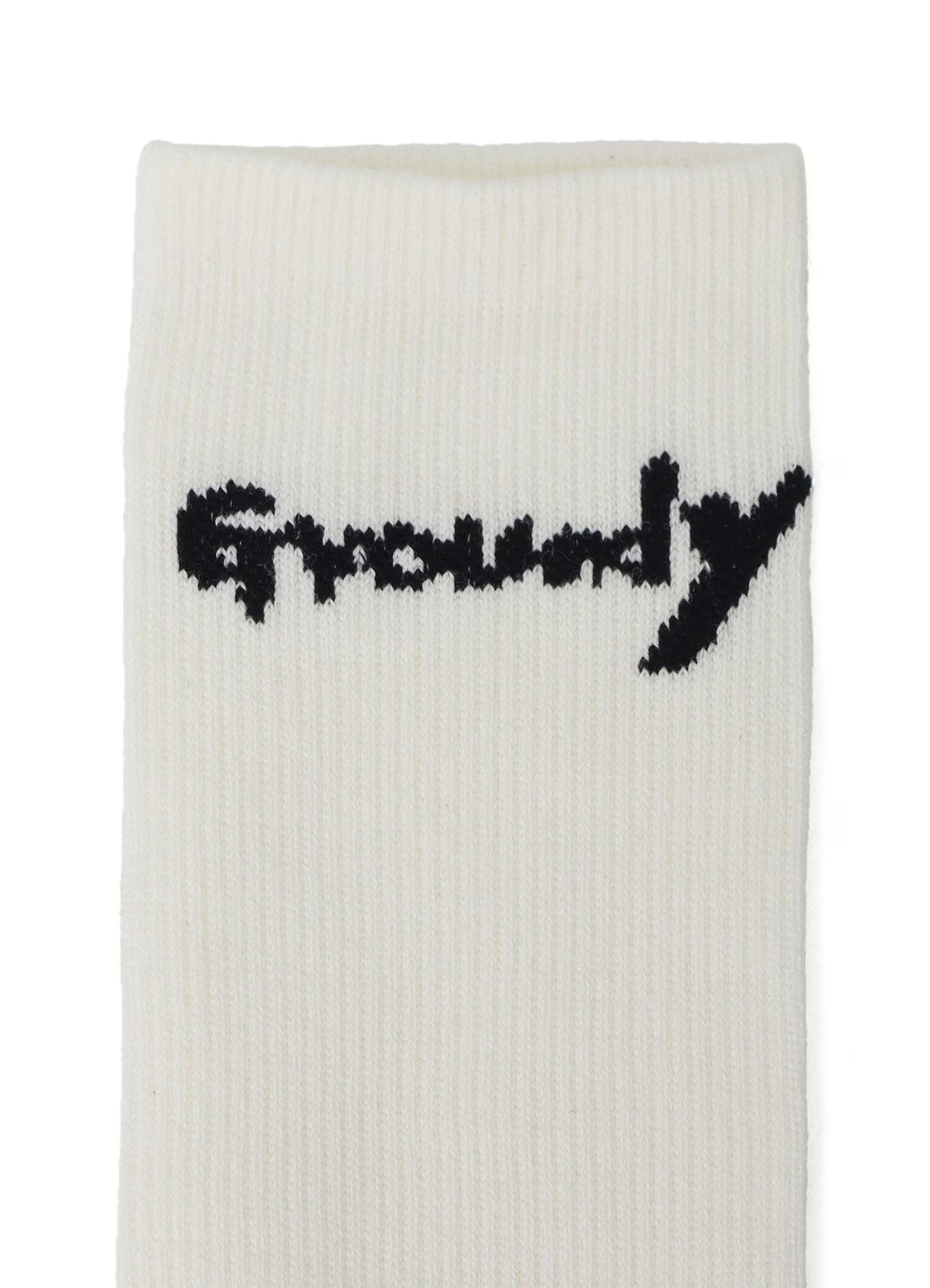 WOOL COTTON Ground Y LOGO TUBE SOCKS / ロゴチューブソックス / ホワイト [GL-M02-053-1-02]