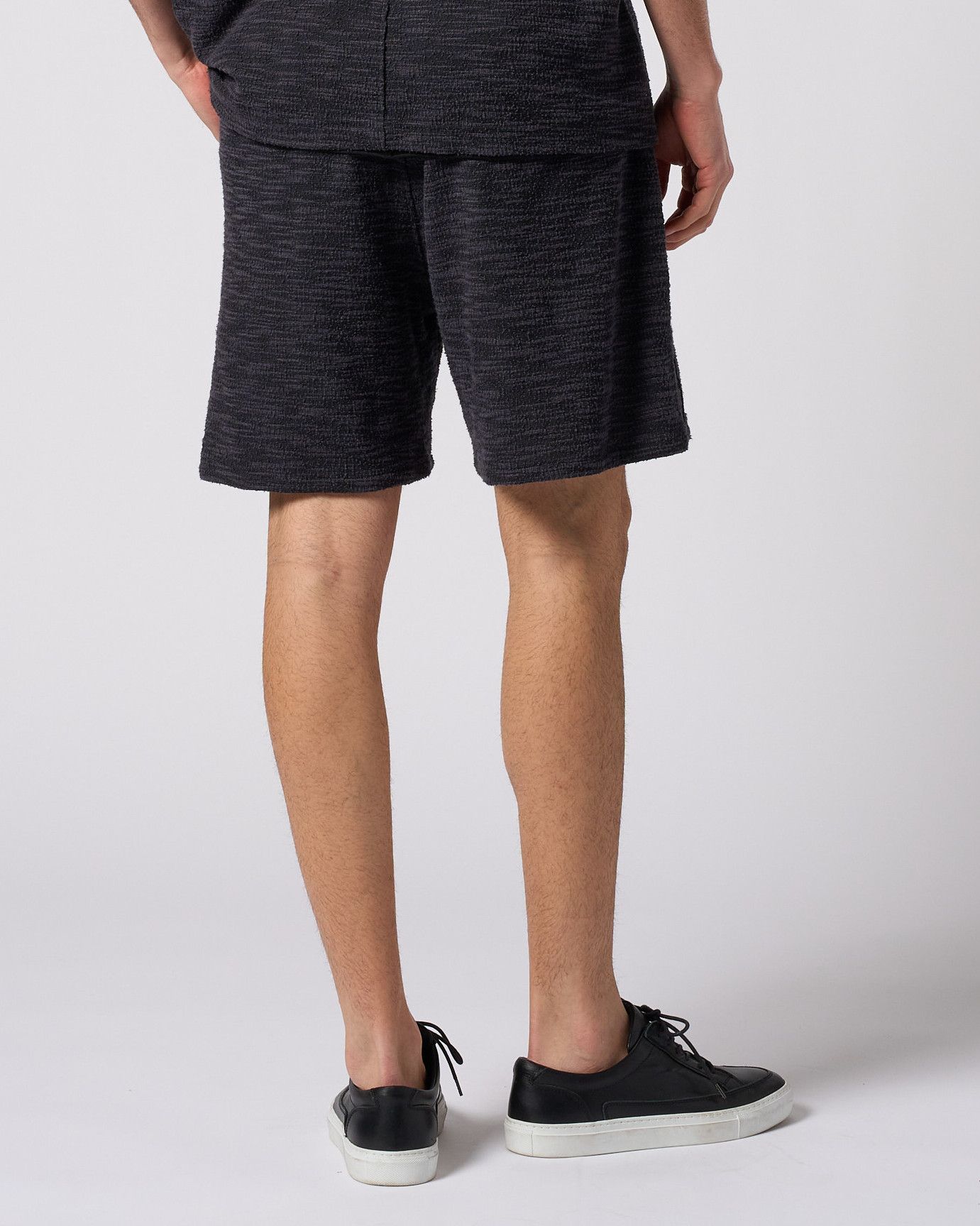 ☆先行予約☆ muta × wjk  / ニットジャガード リラックスショーツ / knit jacquard relax shorts / BLACK [502 mw02i]