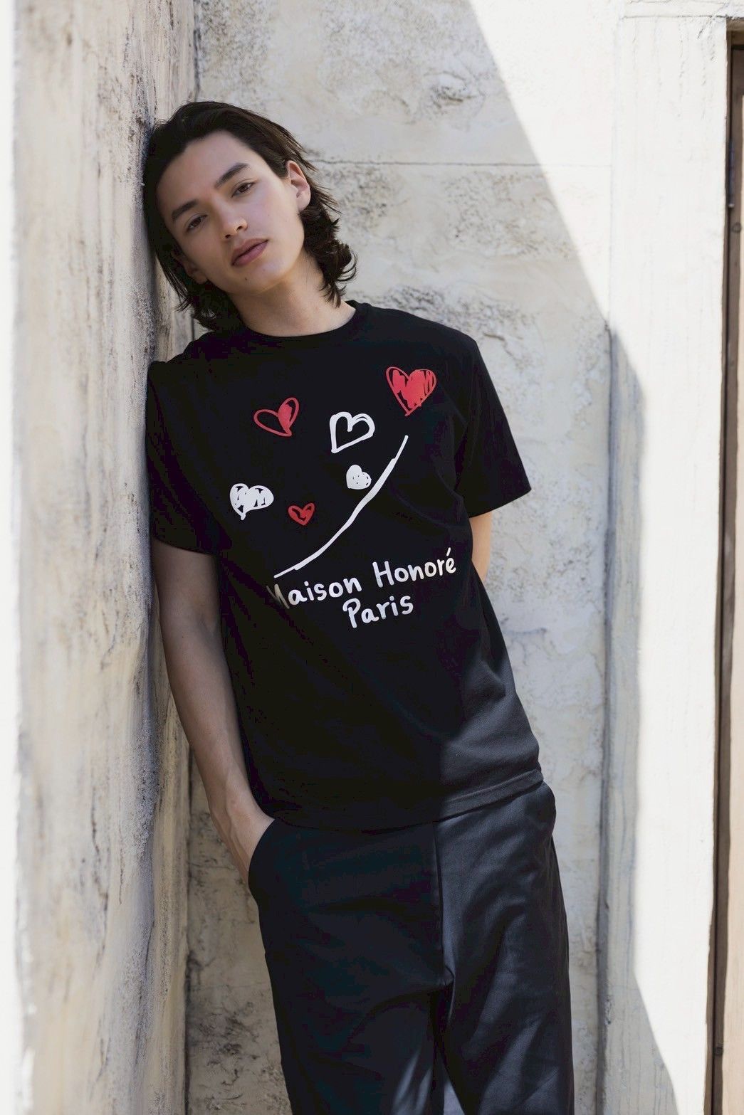 Tシャツ / Heart Pothos / Black
