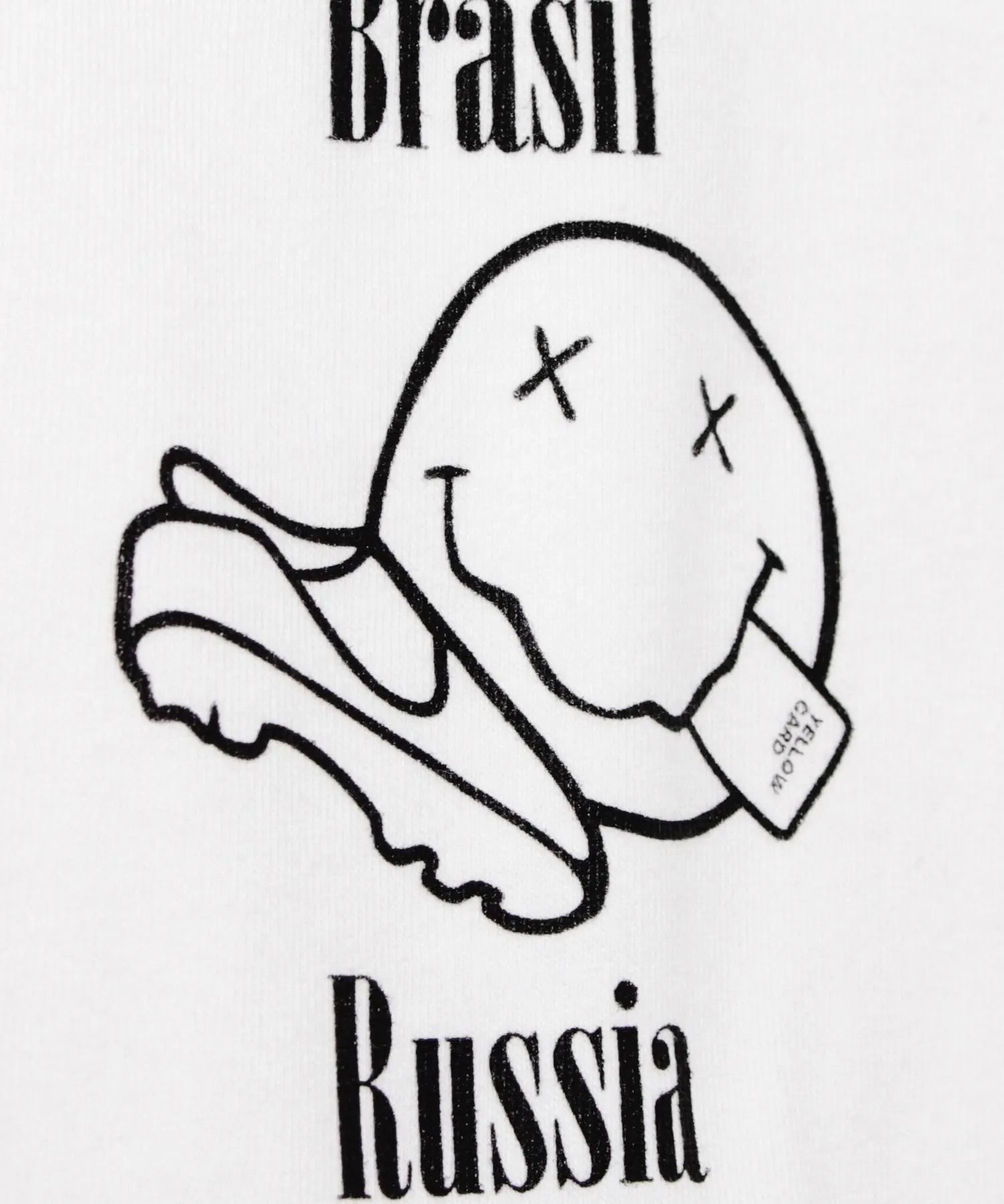 【FOOTBALLITIS】[SMILEY] Tシャツ / WHITE [261321NV]