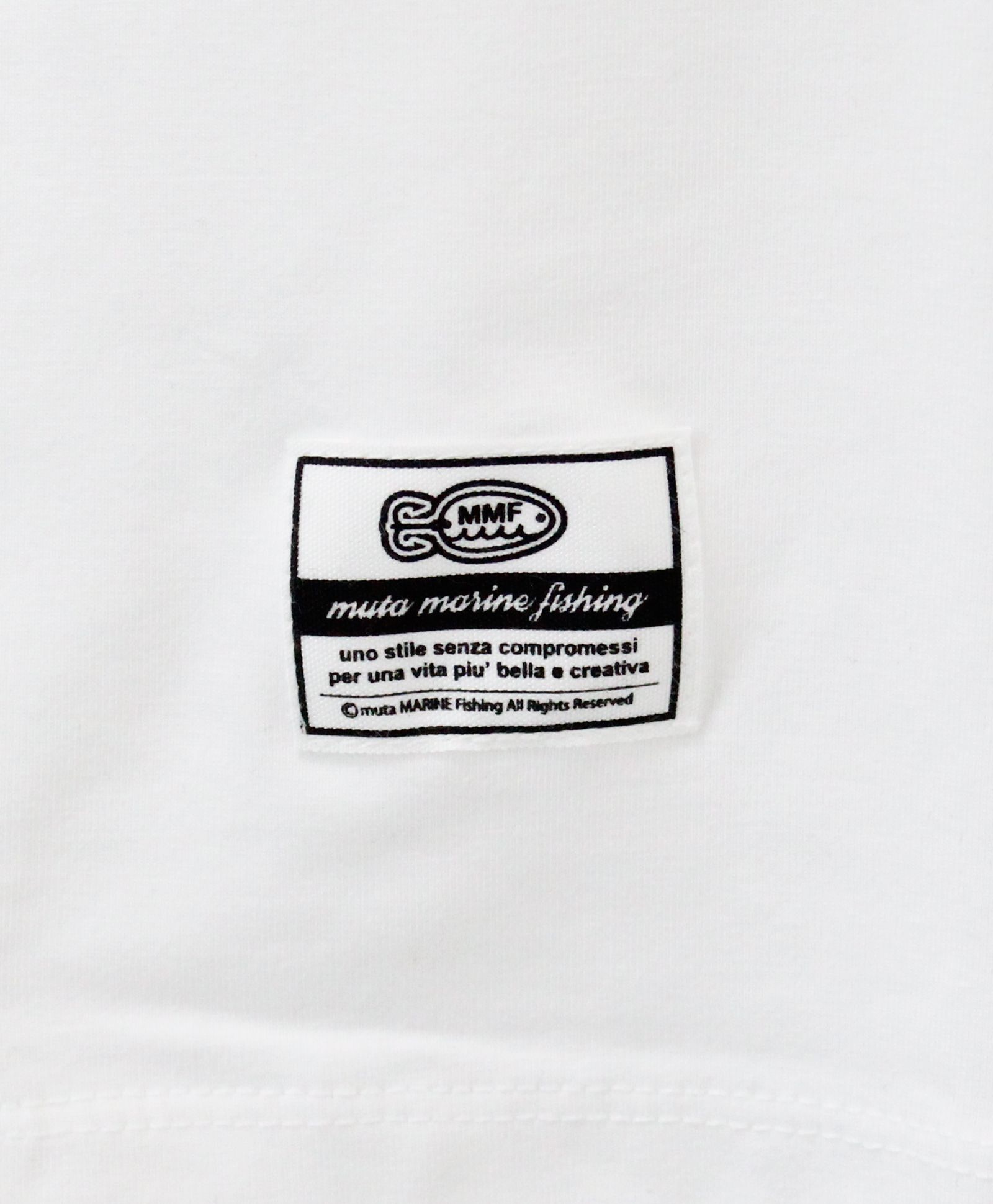 Kuromi × muta MARINE Fishing ストレッチロングスリーブTシャツ / ホワイト [MFMP-434779]