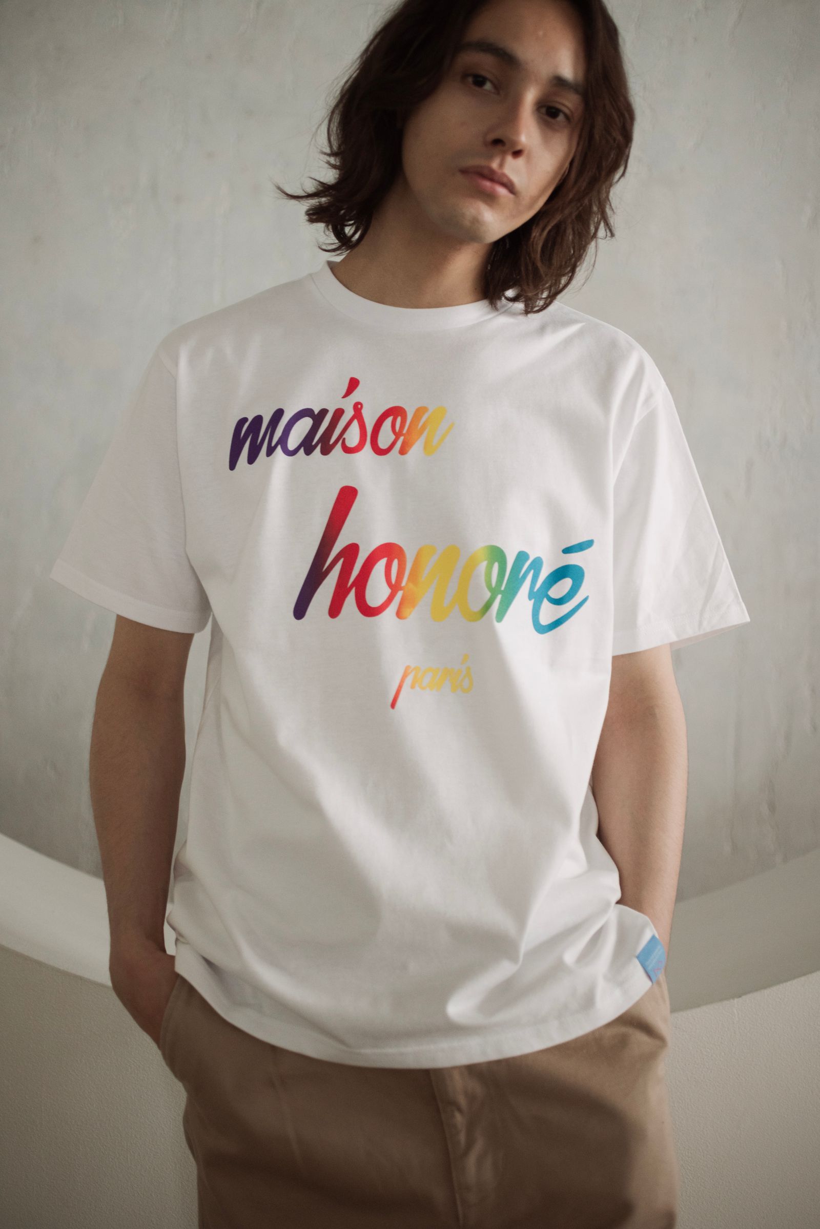 Tシャツ / Raissa / White Rainbow