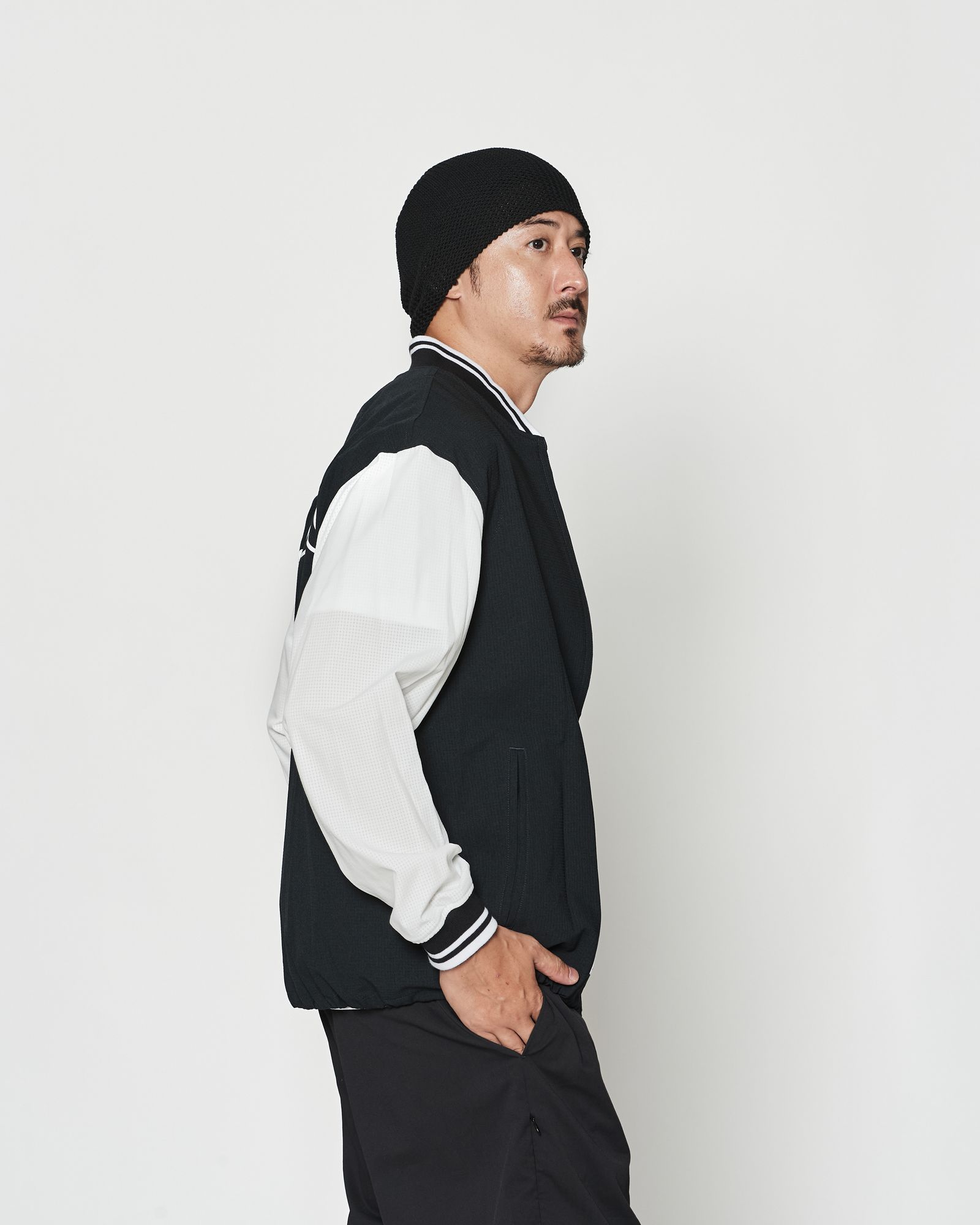 ☆先行予約☆muta MARINE × ACANTHUS  / Dot Air®ベンチレーションジャケット / Dot Air® Ventilation Jacket / BLACK WHITE【MA2603】