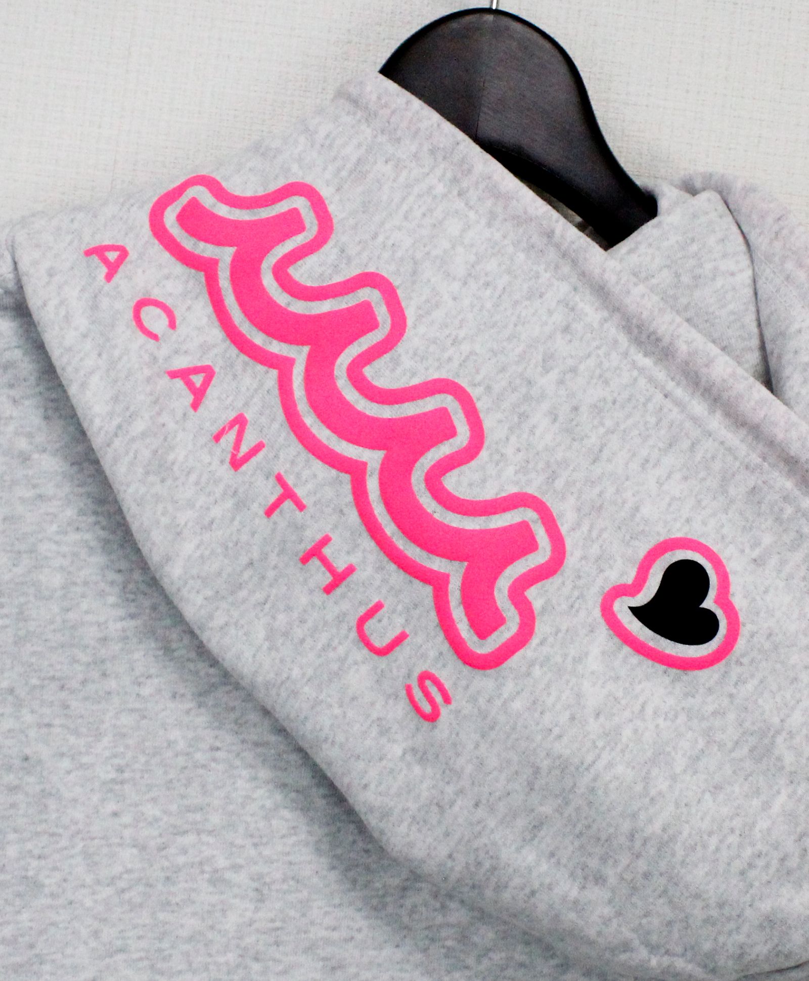 mutaMARINE x ACANTHUS / muta sweet Logo Zip-Up hoodie / ジップパーカー / GREY 【MA2670】