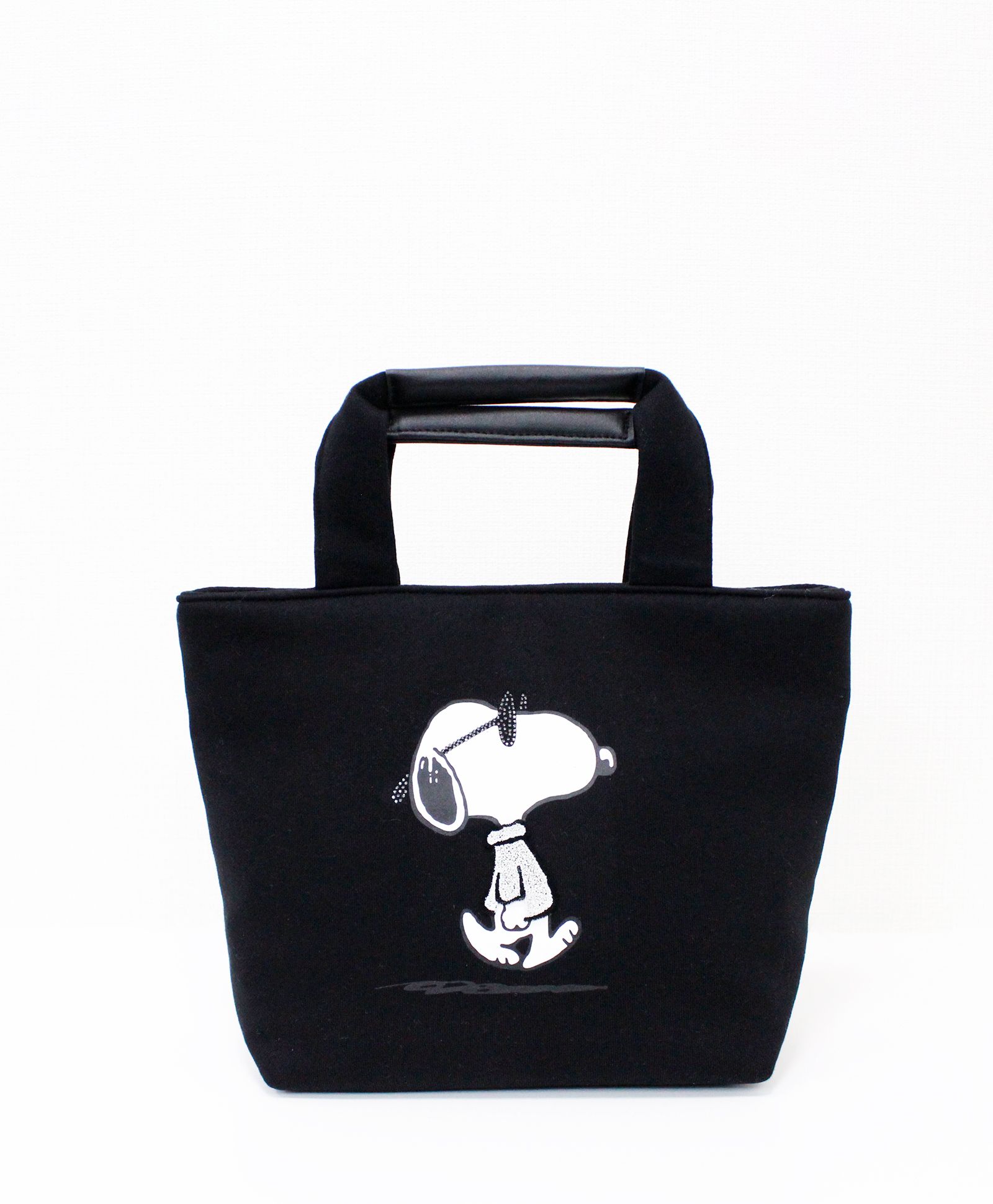 【スヌーピー】ミニトートバッグ / ブラック【USZ-26015】