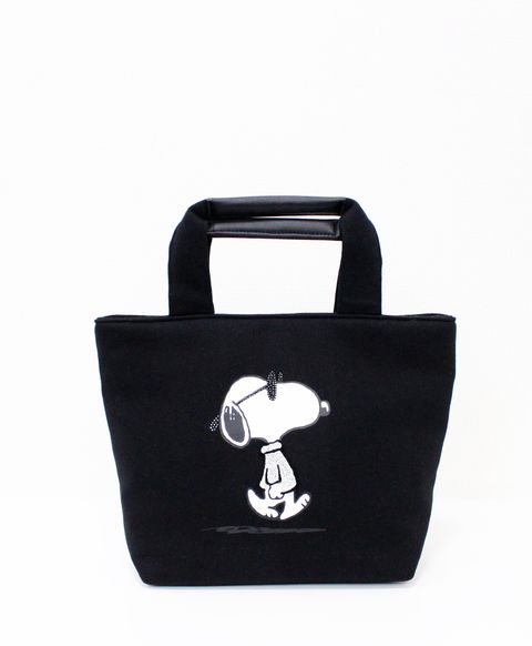 【スヌーピー】ミニトートバッグ / ブラック【USZ-26015】