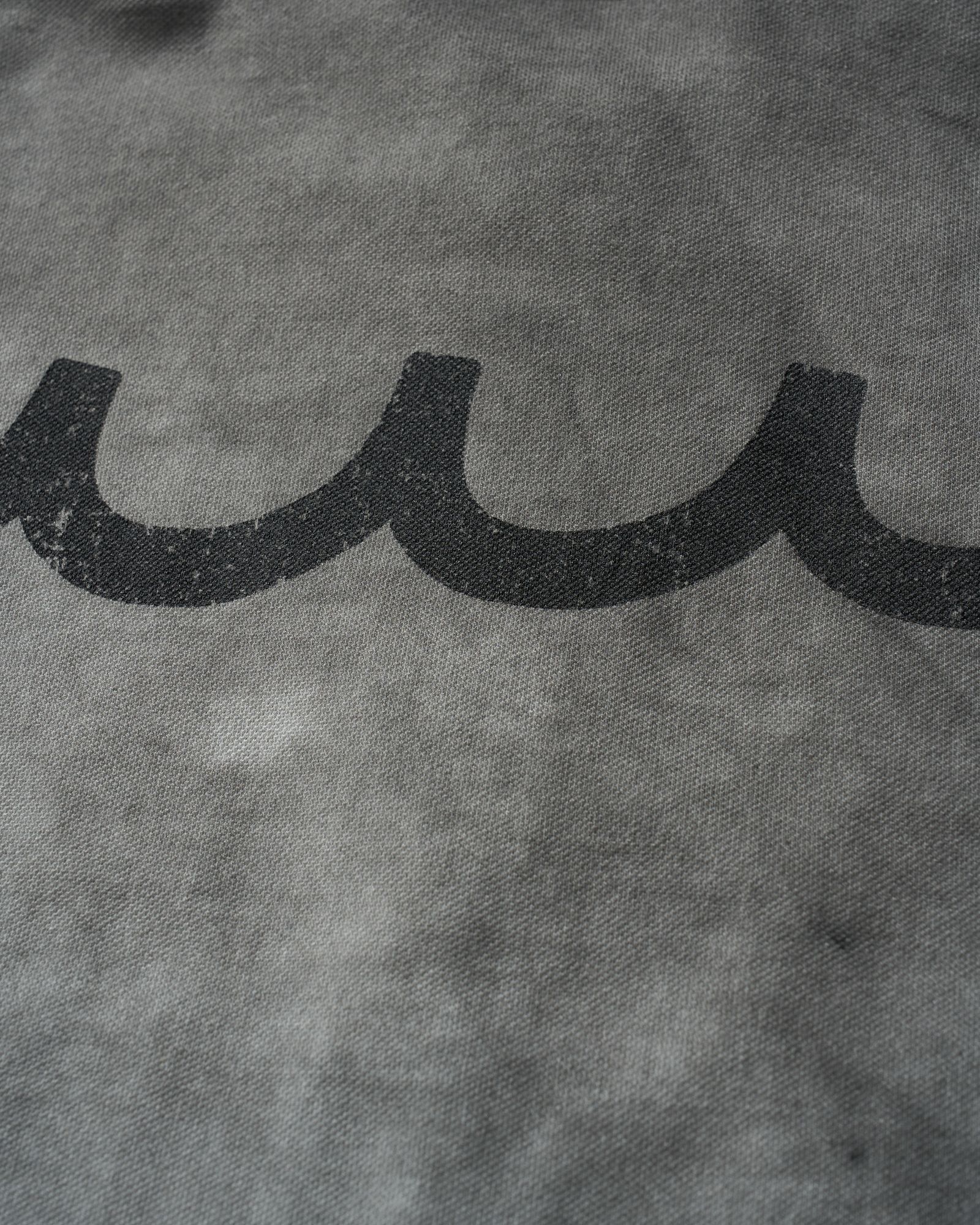 ☆先行予約☆ muta × wjk  / カットオフ ポロシャツ / cut-off polo S/S(printed)T / D.GRAY [705 mw04i]