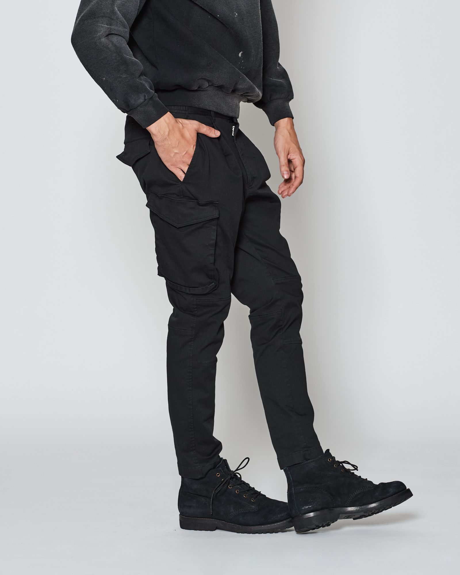 ACANTHUS / Cargo Pants / カーゴパンツ / BLACK 【PT2503】