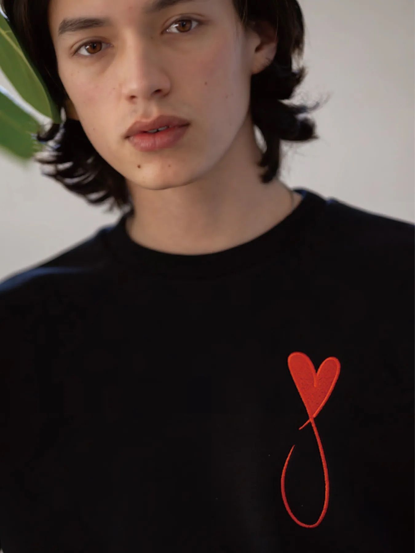 スウェット / Tiphanie Big Logo Sweat / Black x Red