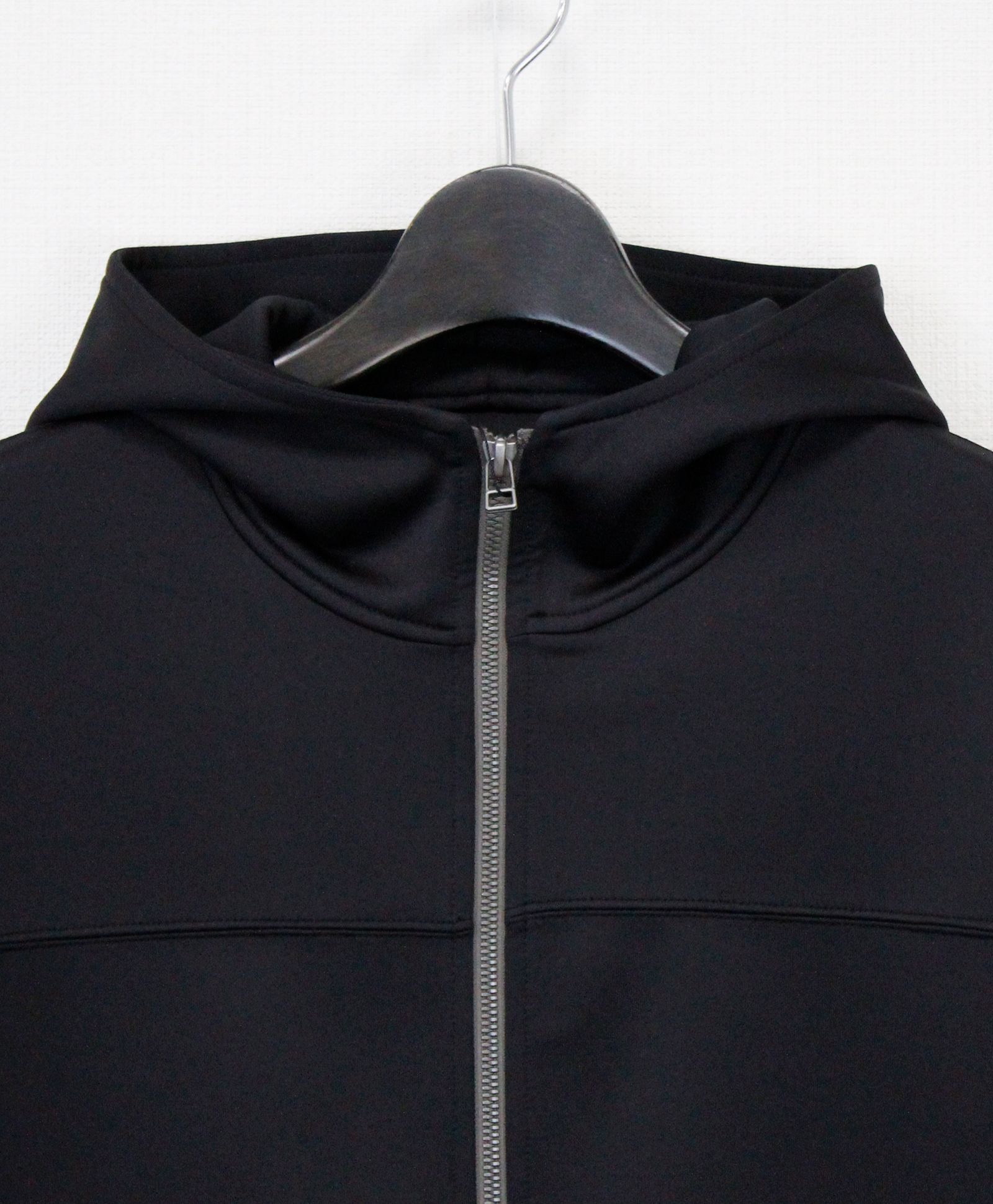 ダンボールニット ジップパーカー / ブラック [86006]