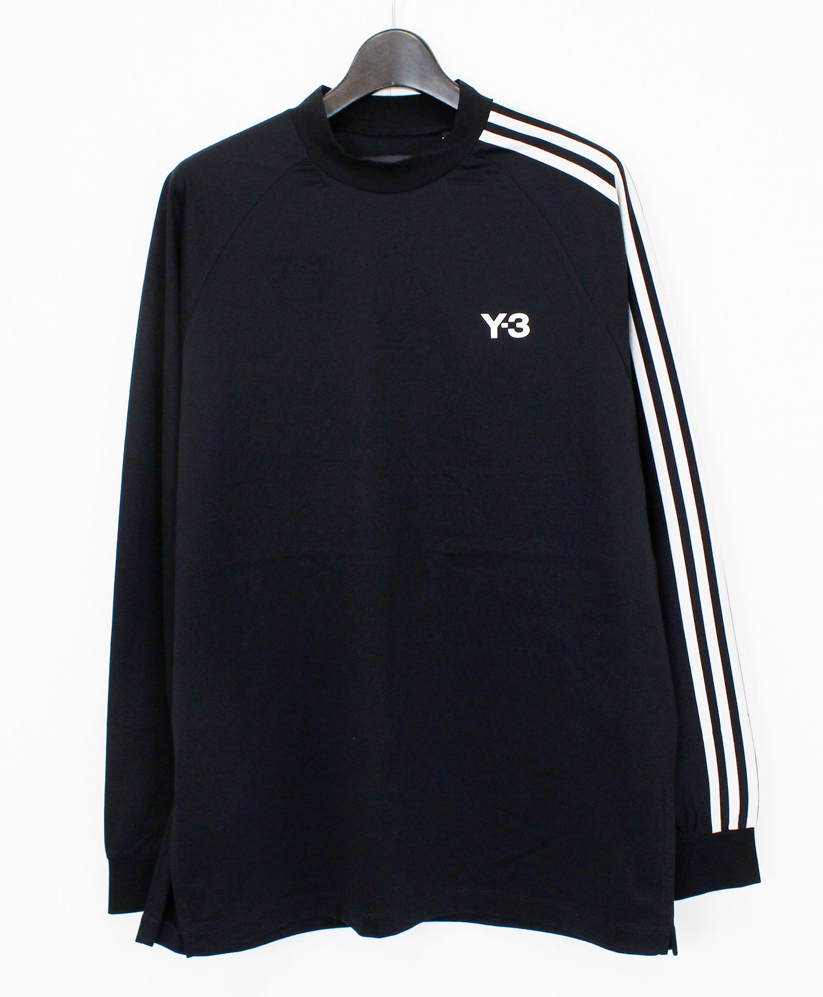 Y-3 ロングスリーブTシャツ 3S LS TEE BLACK OFFWHITE [H44800-APPA23] femt