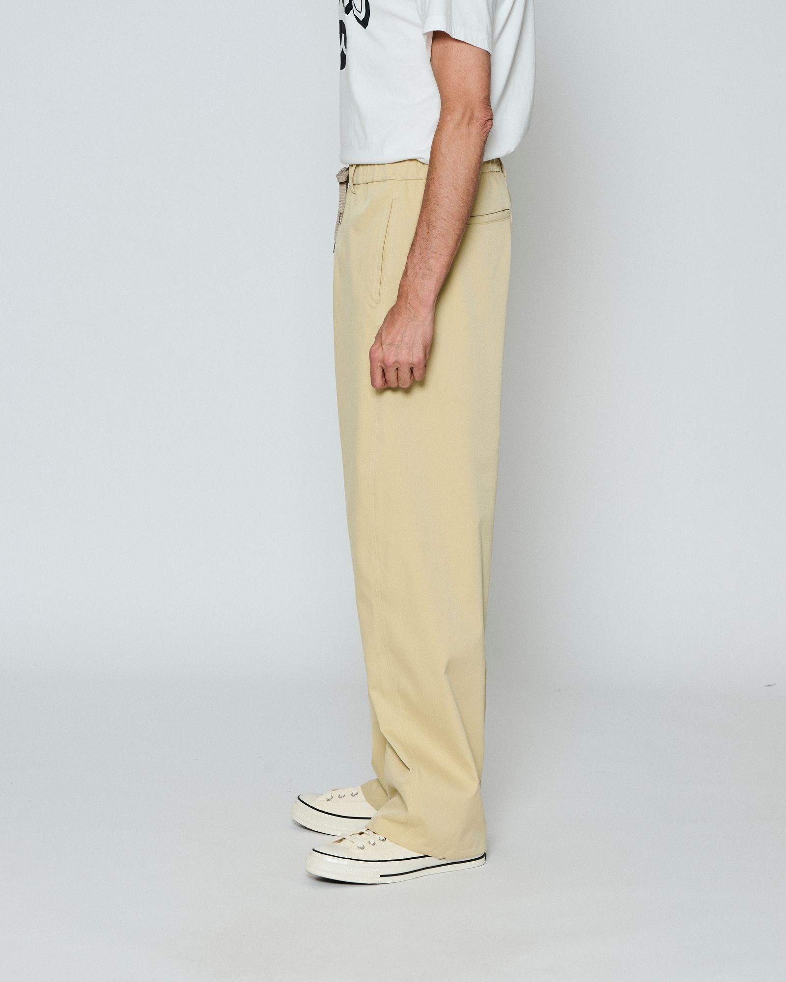 ☆先行予約☆ バレルレッグイージーパンツ /  Easy Barrel-Leg Chino Pants / BEIGE 【PT2504】