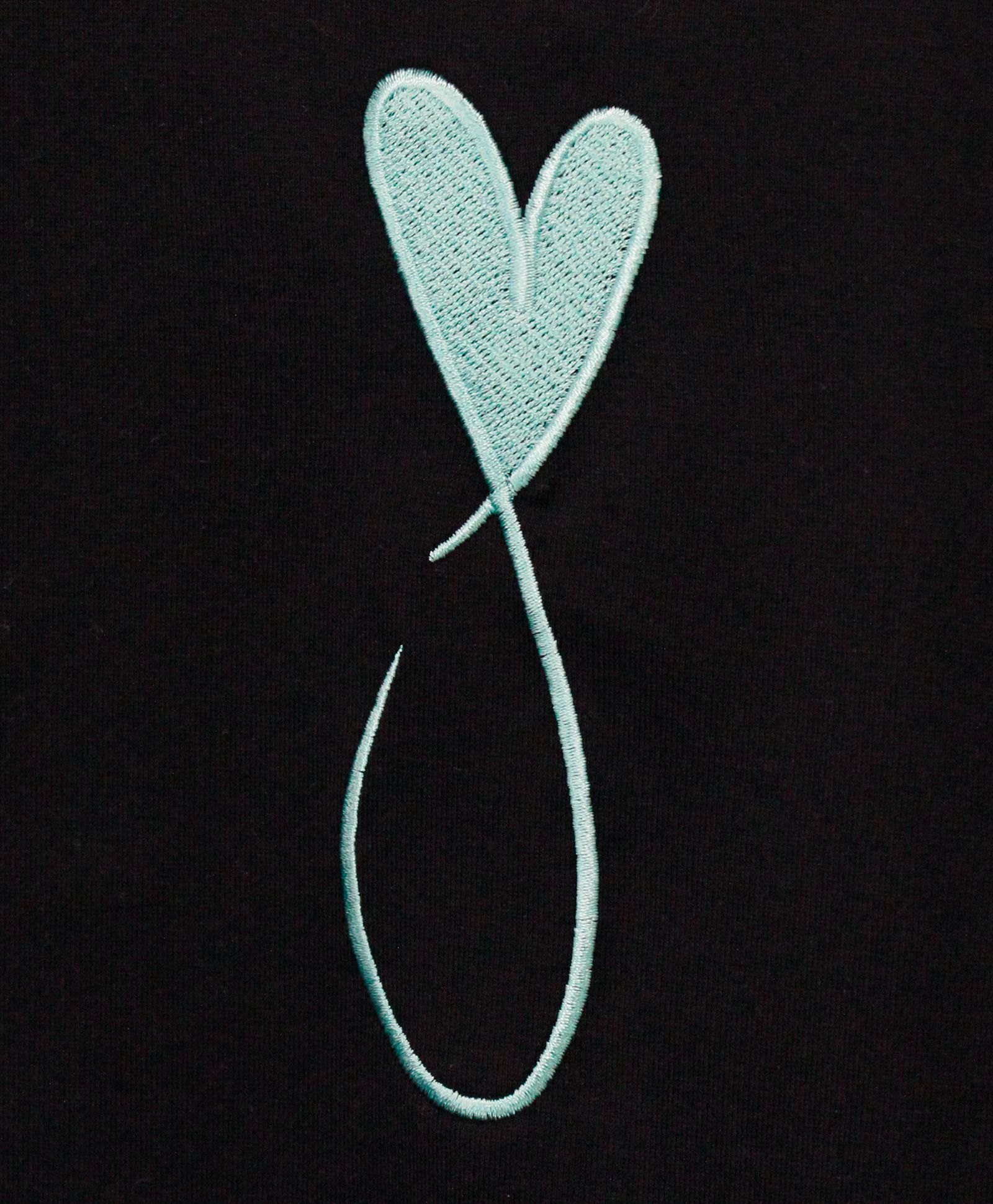 ロングスリーブTシャツ / Tiphanie Big Logo / BLACK x BLUE