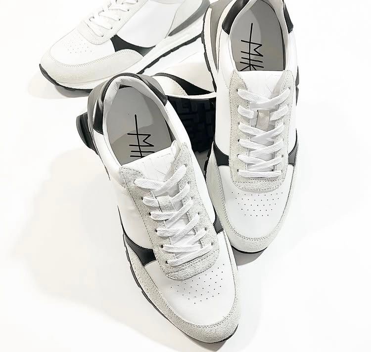 ローカットレザースニーカー / ホワイト / WHITE [MKSH04 ]