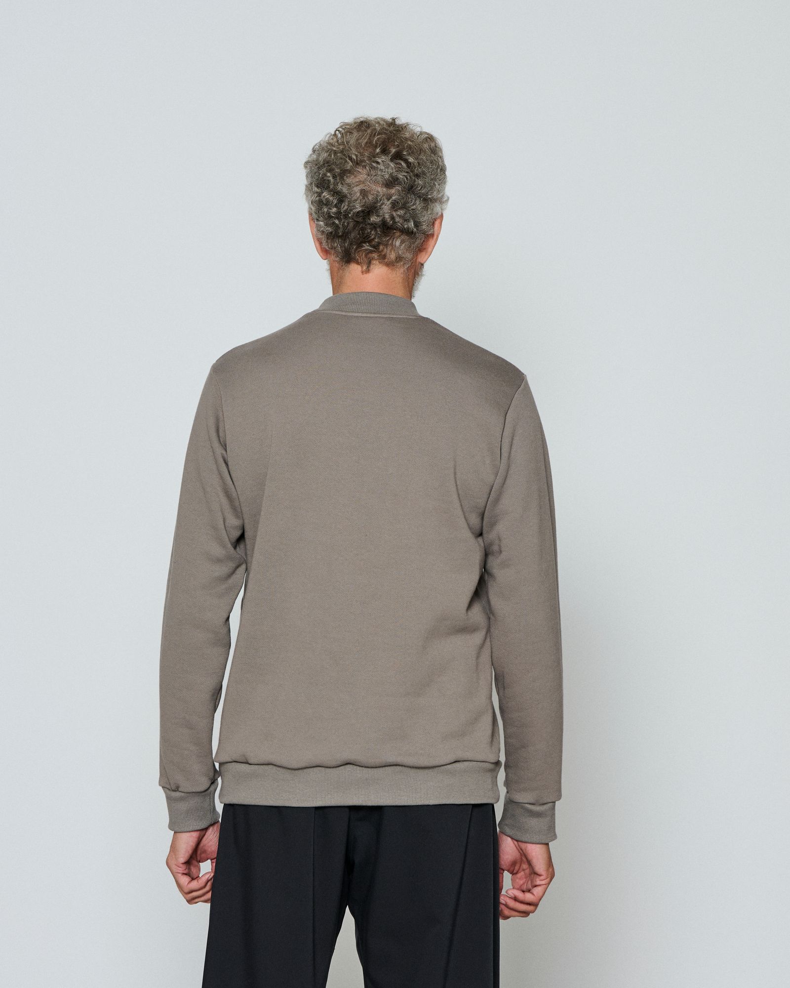 ☆先行予約☆  モックネックスウェット / Mockneck Sweatshirts / CHARCOAL 【HJ2603】