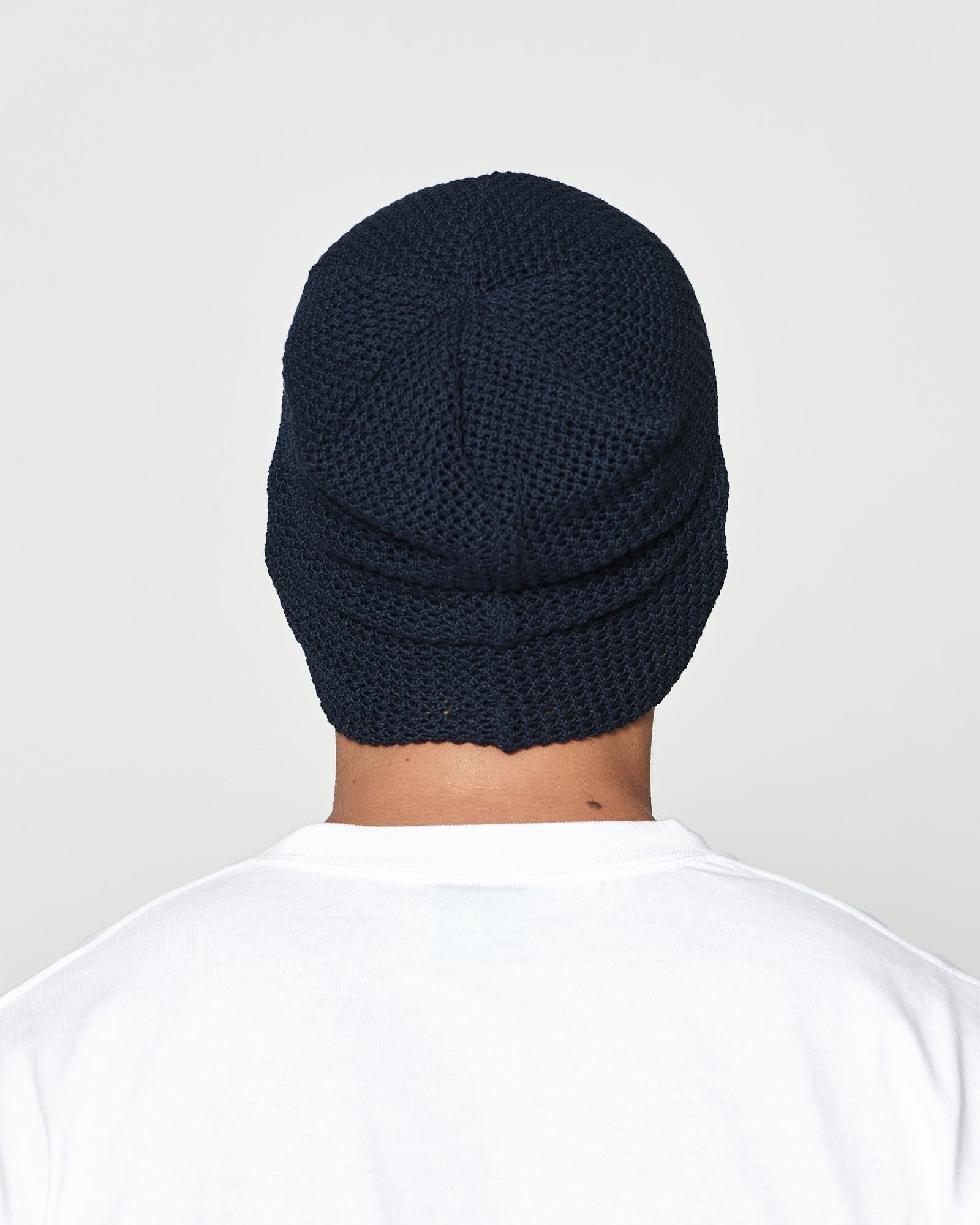 ☆先行予約☆muta MARINE × ACANTHUS  / メッシュバックプールニットキャップ / Mesh Back Pool Knit Cap / NAVY 【MA2623】