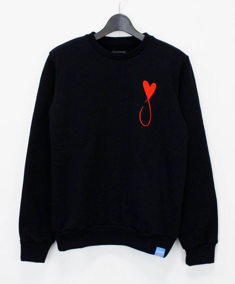 スウェット / Tiphanie Big Logo Sweat / Black x Red