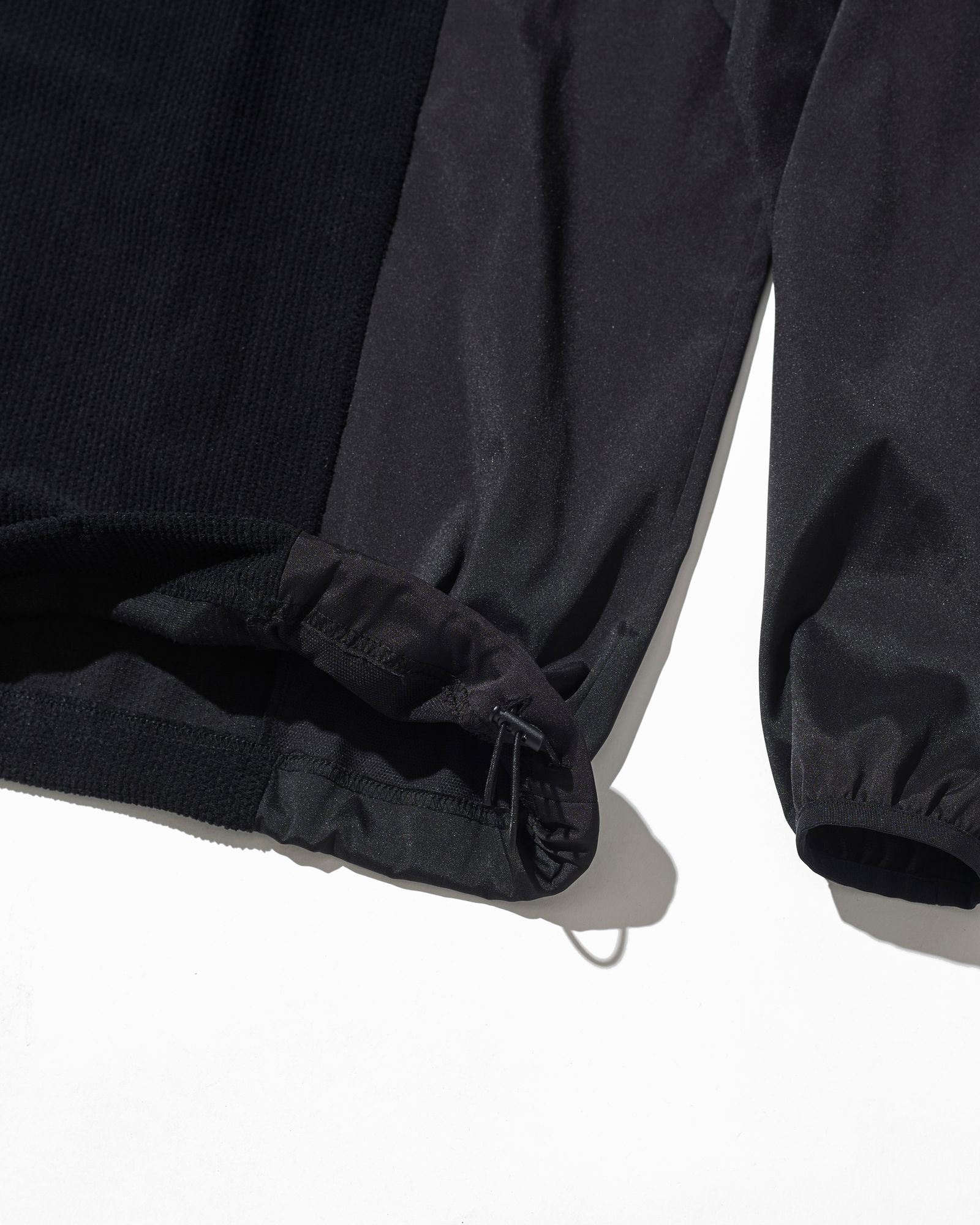 ☆先行予約☆ muta MARINE × ACANTHUS / モックネックロングスリーブトップ / Split Mockneck L/S Top / BLACK 【MA2658】