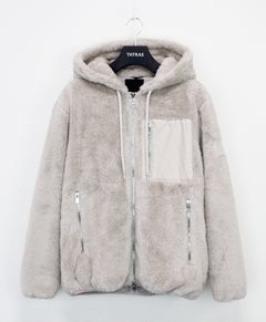 フード付き ボアブルゾン / MENFI /  メンフィ / L.GRAY [MJXA0212033588]