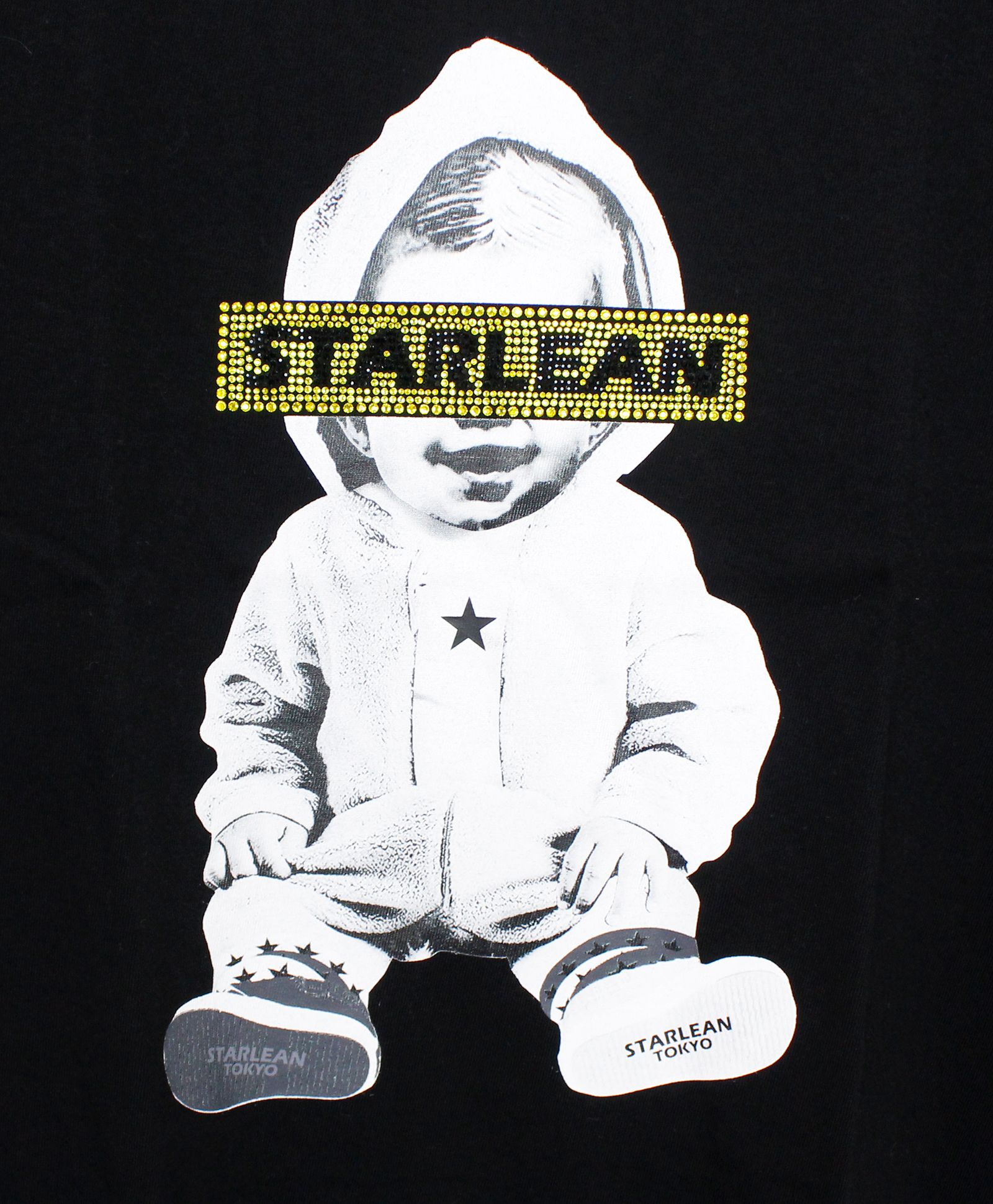 プリントTシャツ STL目元ロゴBaby T-Shirts [SLTN126] BLACK