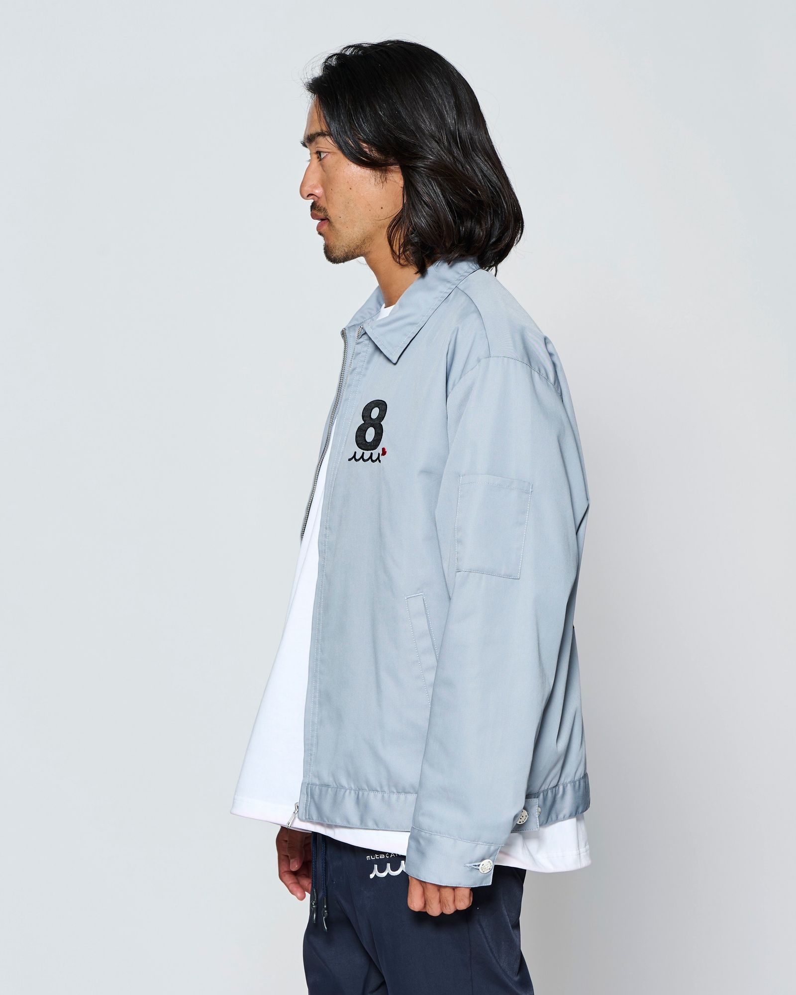 ☆先行予約☆muta MARINE × ACANTHUS  / スーベニアジャケット /  Souvenir Jacket / GREY【MA2701】