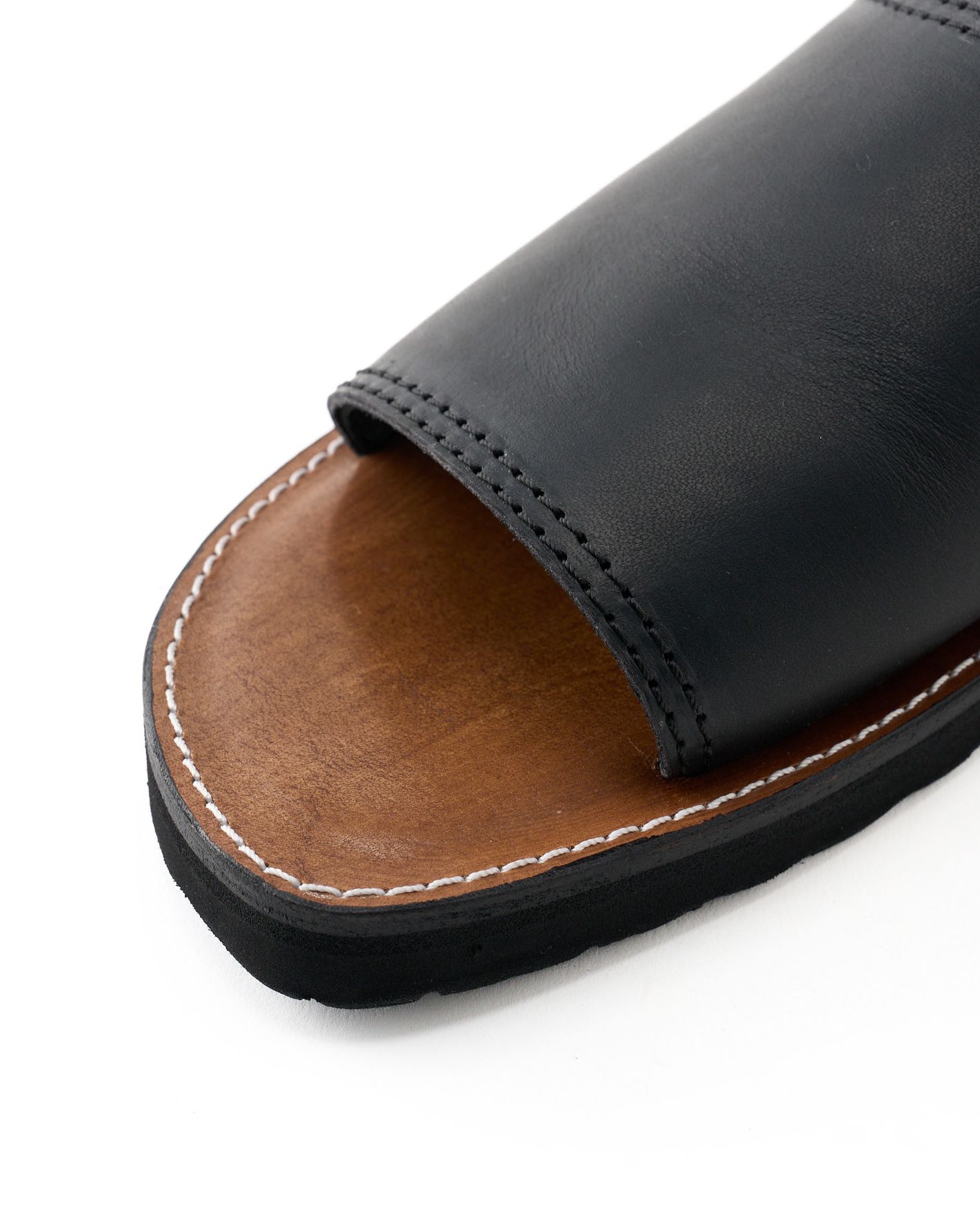☆先行予約☆ wjk  / レザーサンダル / artisan leather sandal / black【8006 bt52k】