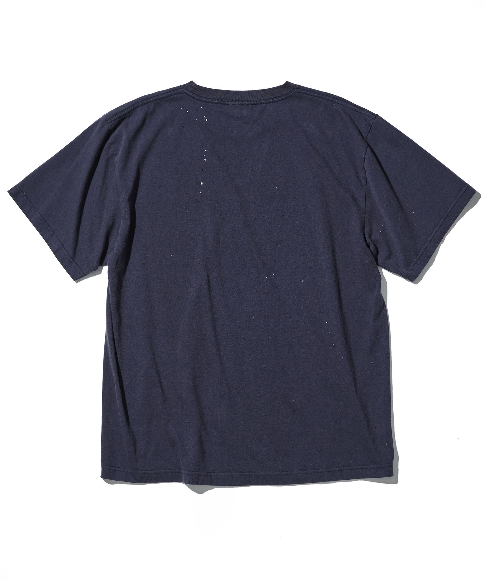 ACANTHUS × muta MARINE / muta Washed Hand Paint Tee / ハンドペイントTシャツ / NAVY 【MA2512】