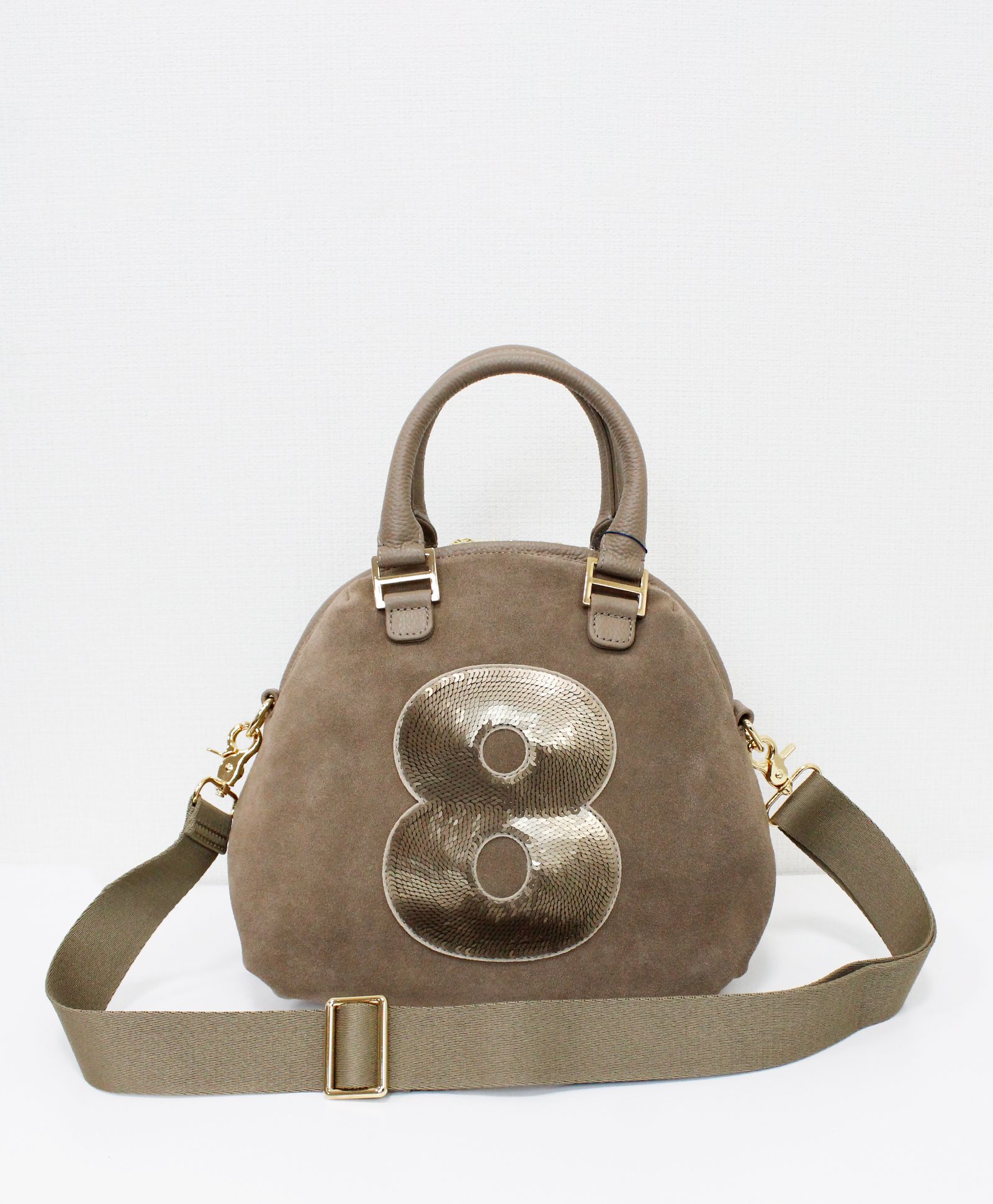 スエード 8バッグ (MINIサイズ)  / ベージュ [MUSG-241113]