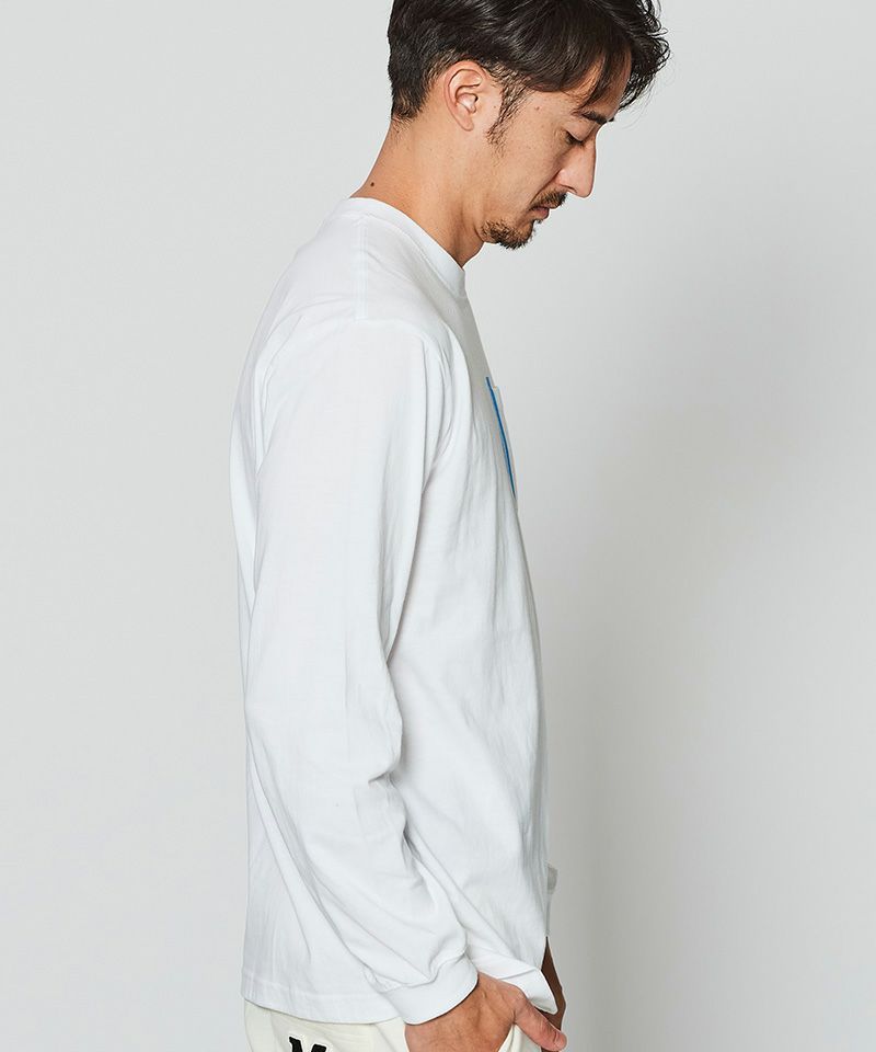 【国内発】 muta MARINE x ACANTHUS / Wave Line Pocket / ロンT ACANTHUS - ACANTHUS x muta MARINE / muta Wave Line Pocket
