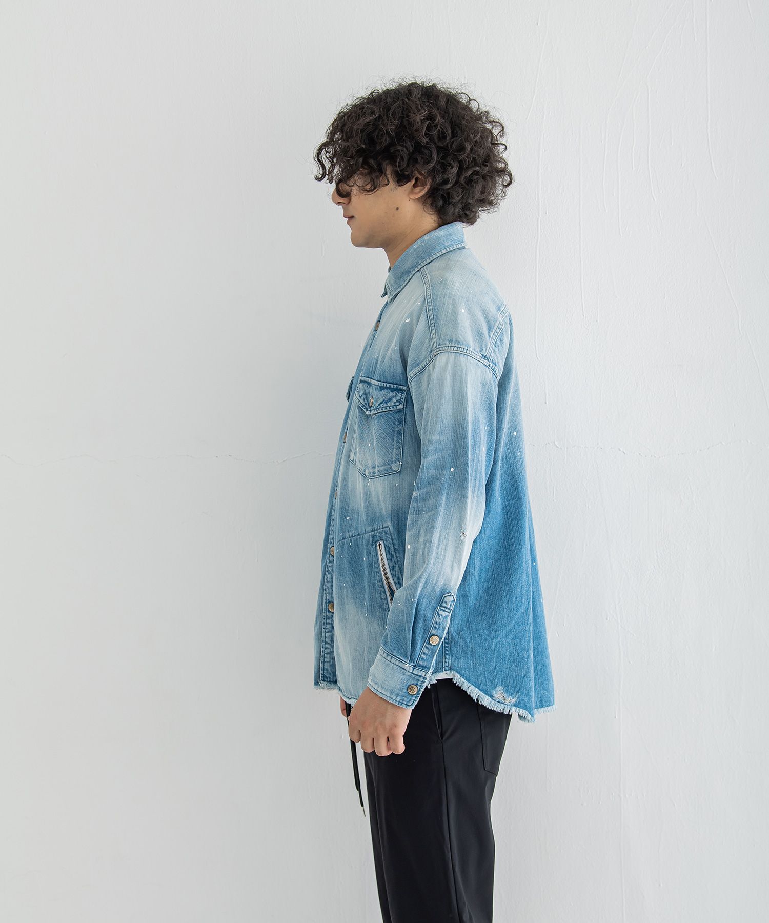 RESOUND CLOTHING - OVER DENIM shirts / LIND [RC29-SH-001] | femt