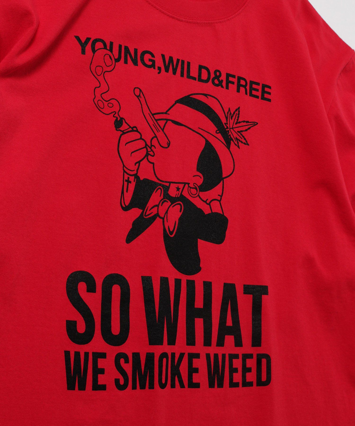 [SO WHAT] Tシャツ / RED [231027SW]