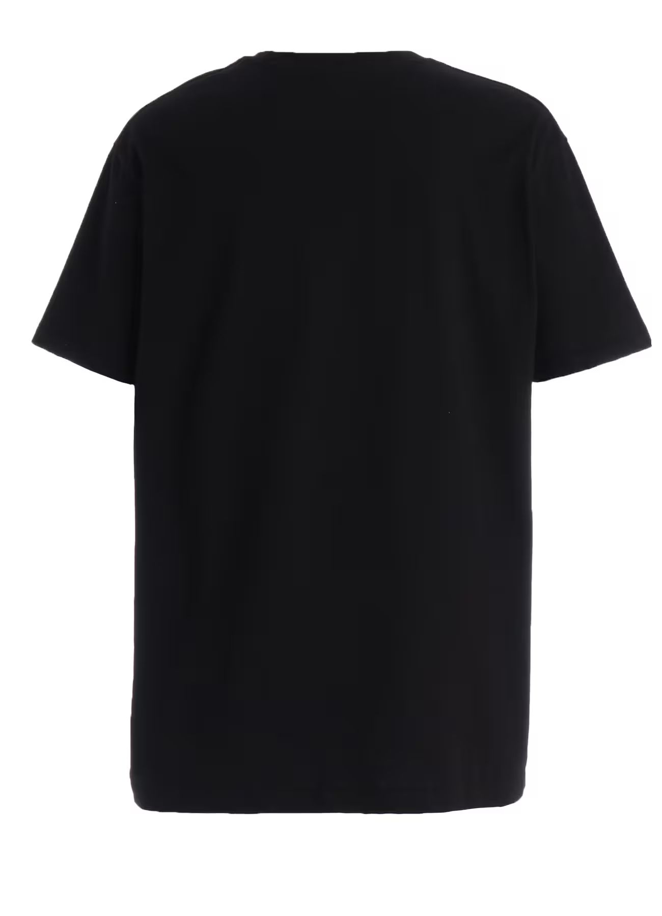 JERSEY HORSE AND BLUE PEONY T-SHIRT / BLACK [GW-T76-070-2]