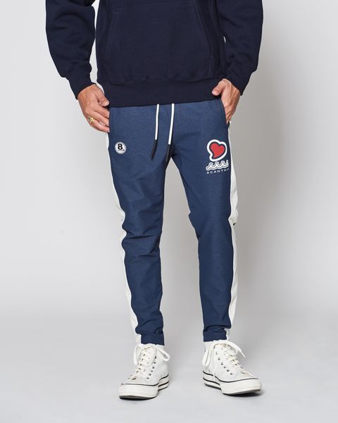☆先行予約販売2025年9月下旬～10月下旬頃入荷予定☆ ACANTHUS × muta MARINE / muta sweet muta Sideline Pants / サイドラインパンツ / NAVY WHITE 【MA2548】