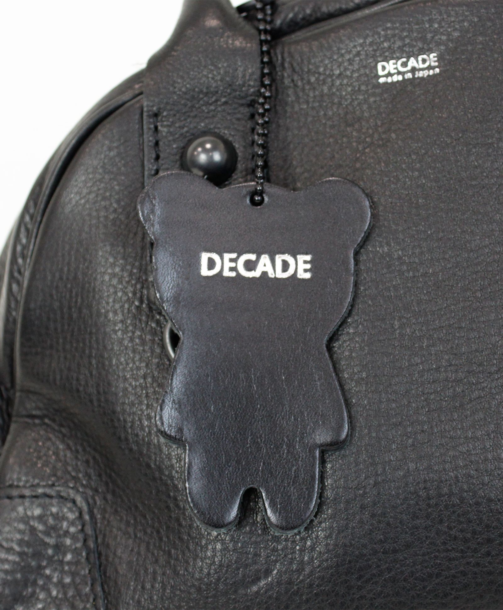 オイルドカウレザーミニボストントートバッグ / Oiled Cow Leather Mini BOSTON TOTO / B-BLACK [DCD-01316]