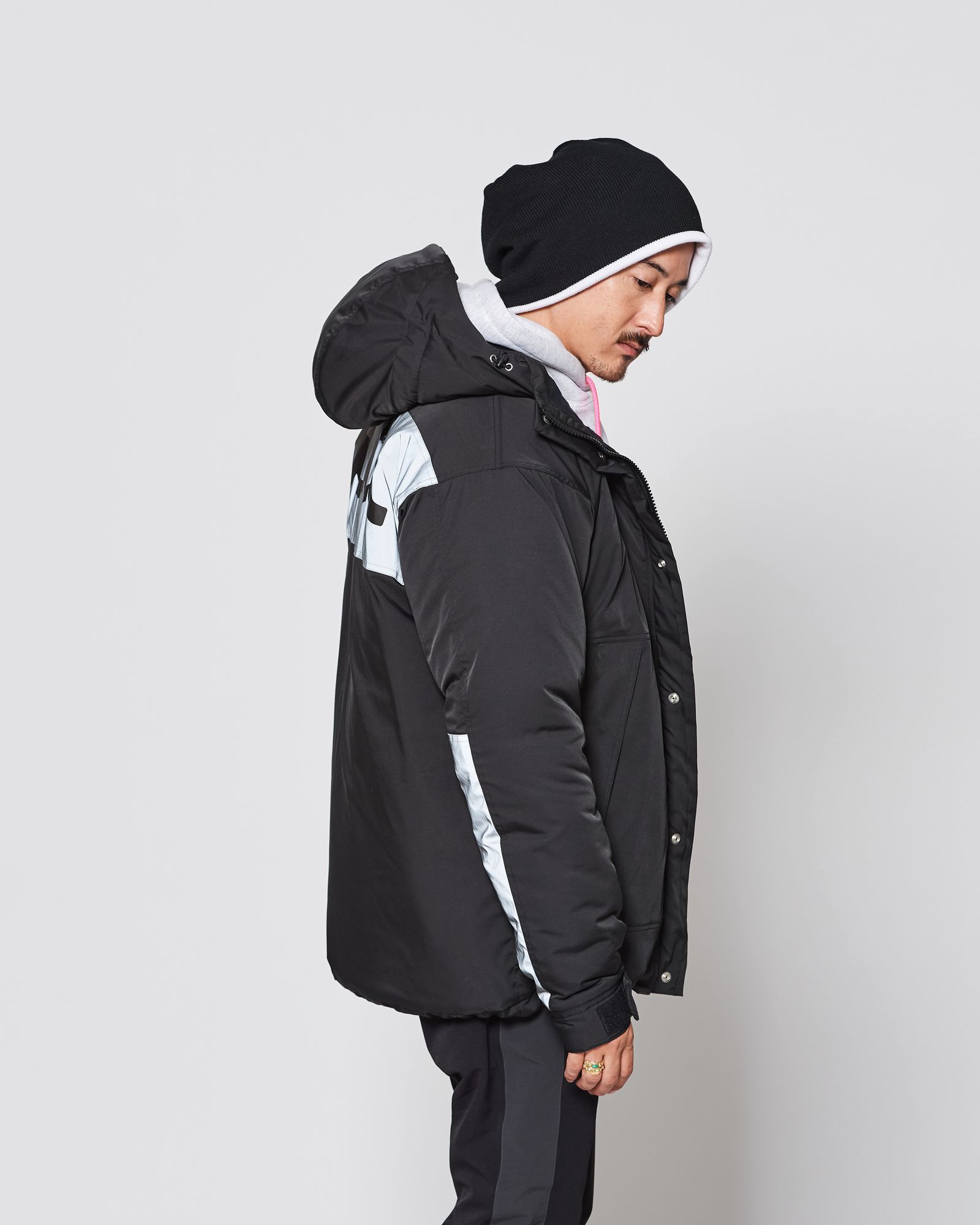 ☆先行予約販売2025年11月下旬～12月下旬頃入荷予定☆ ACANTHUS × muta MARINE / muta LIMONTA Mountain Puffy Jacket  / マウンテンパフィジャケット / BLACK 【MA2529】