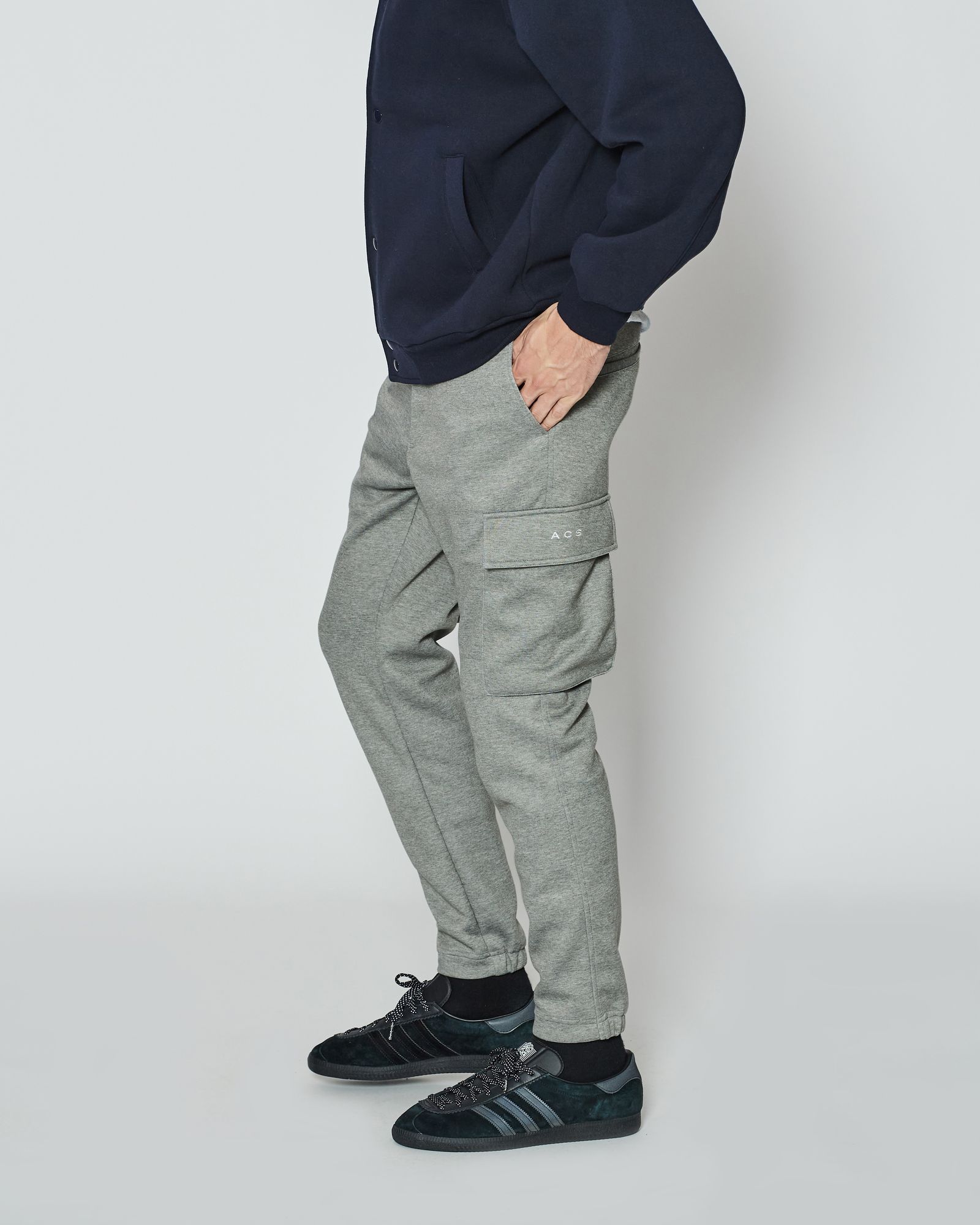 Double-knit Cargo Pant / カーゴパンツ / GREY 【PT2404】