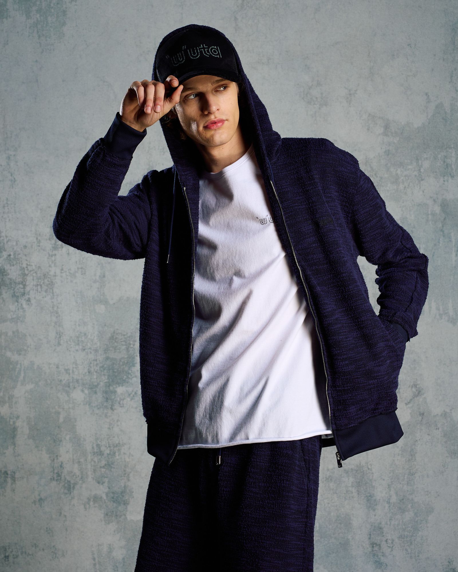 ☆先行予約☆ muta × wjk  / "w"uta カットオフ メッシュキャップ / "w"uta cut-off mesh cap / DEEP BLACK 【809 mw05i】