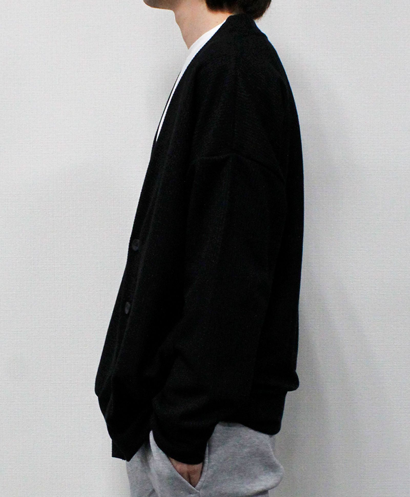 ビックシルエットカーディガン / ブラック【311074】